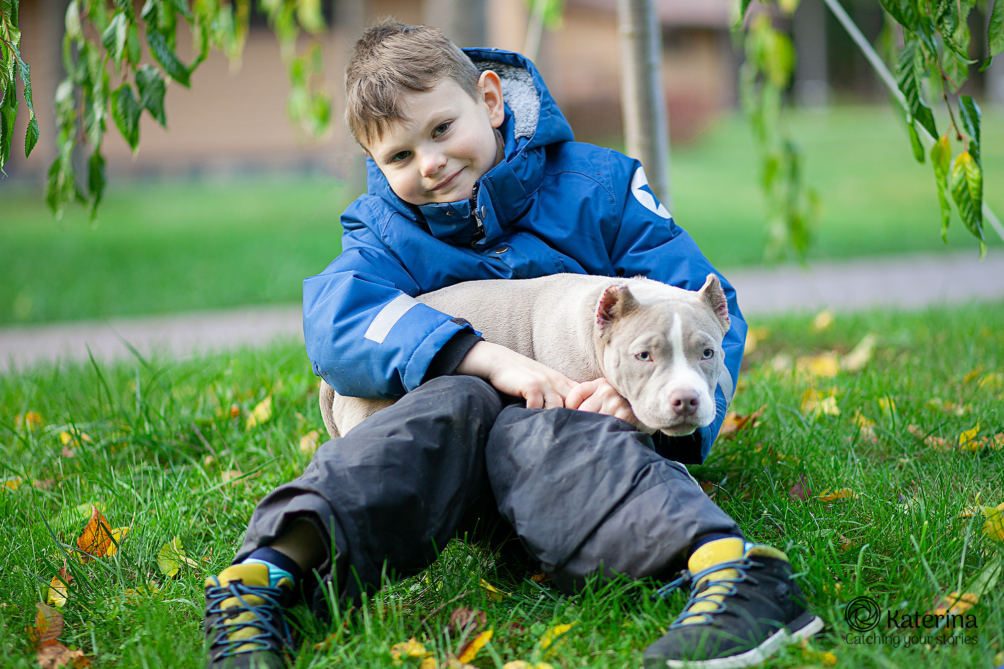 Осенняя прогулка. Портретная и семейная съемка. Фотограф анималист