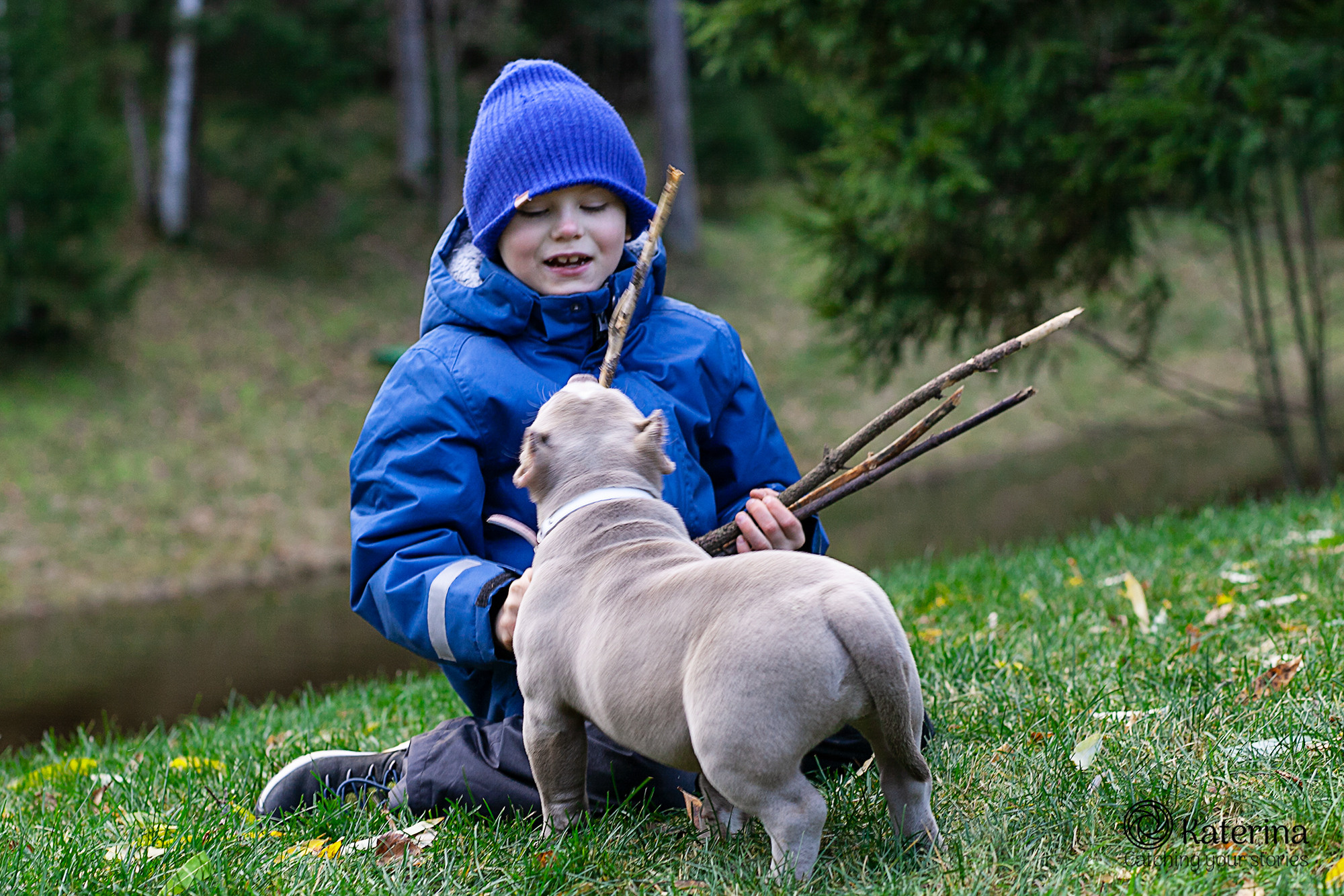 Осенняя прогулка. Портретная и семейная съемка. Фотограф анималист