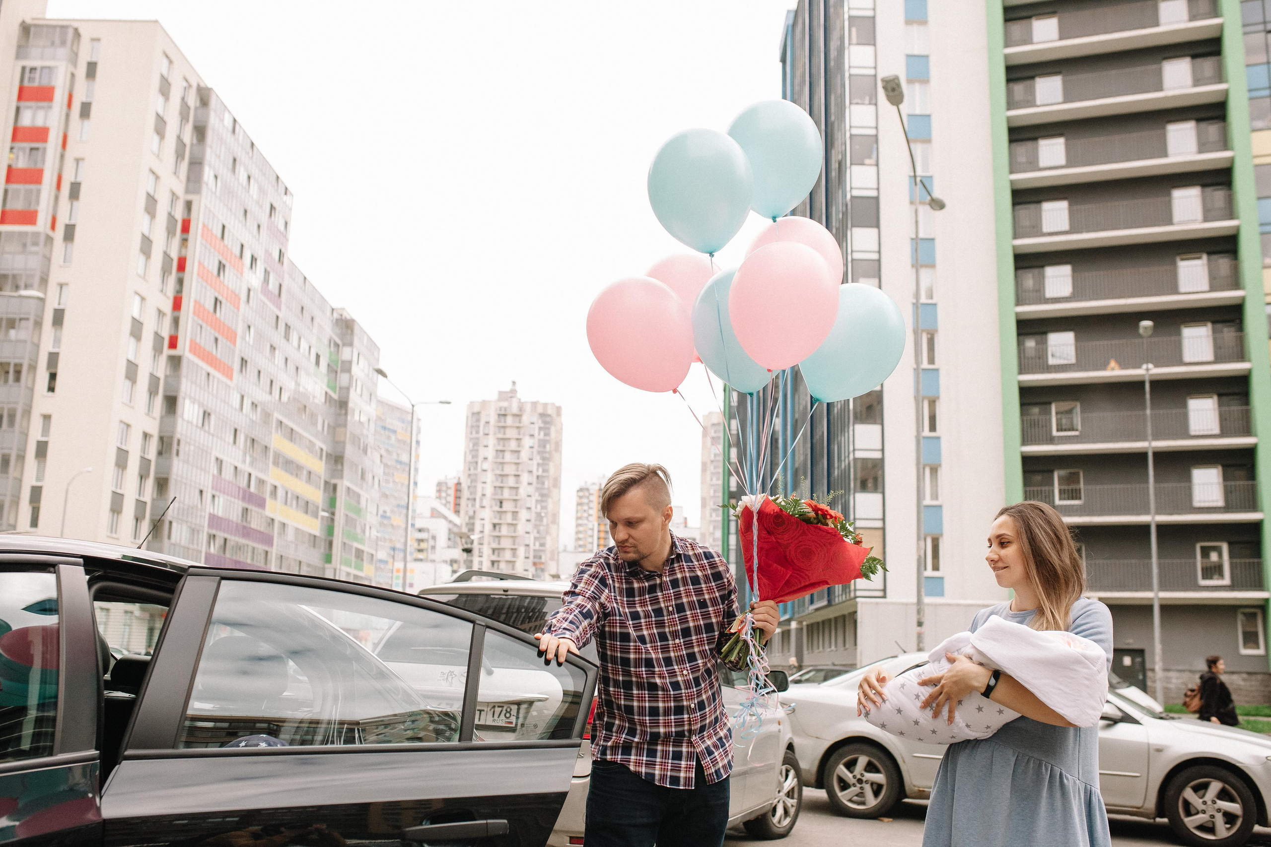 Выписка из род дома. Семейный и свадебный фотограф в Майкопе Михаил Мартиросян