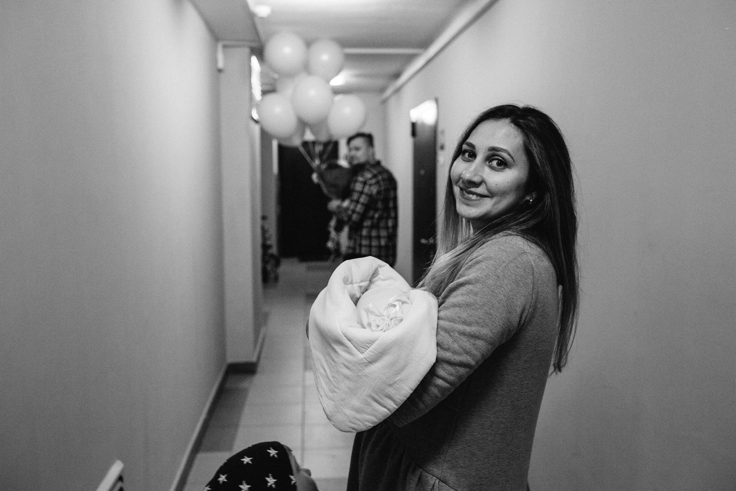 Выписка из род дома. Семейный и свадебный фотограф в Майкопе Михаил Мартиросян