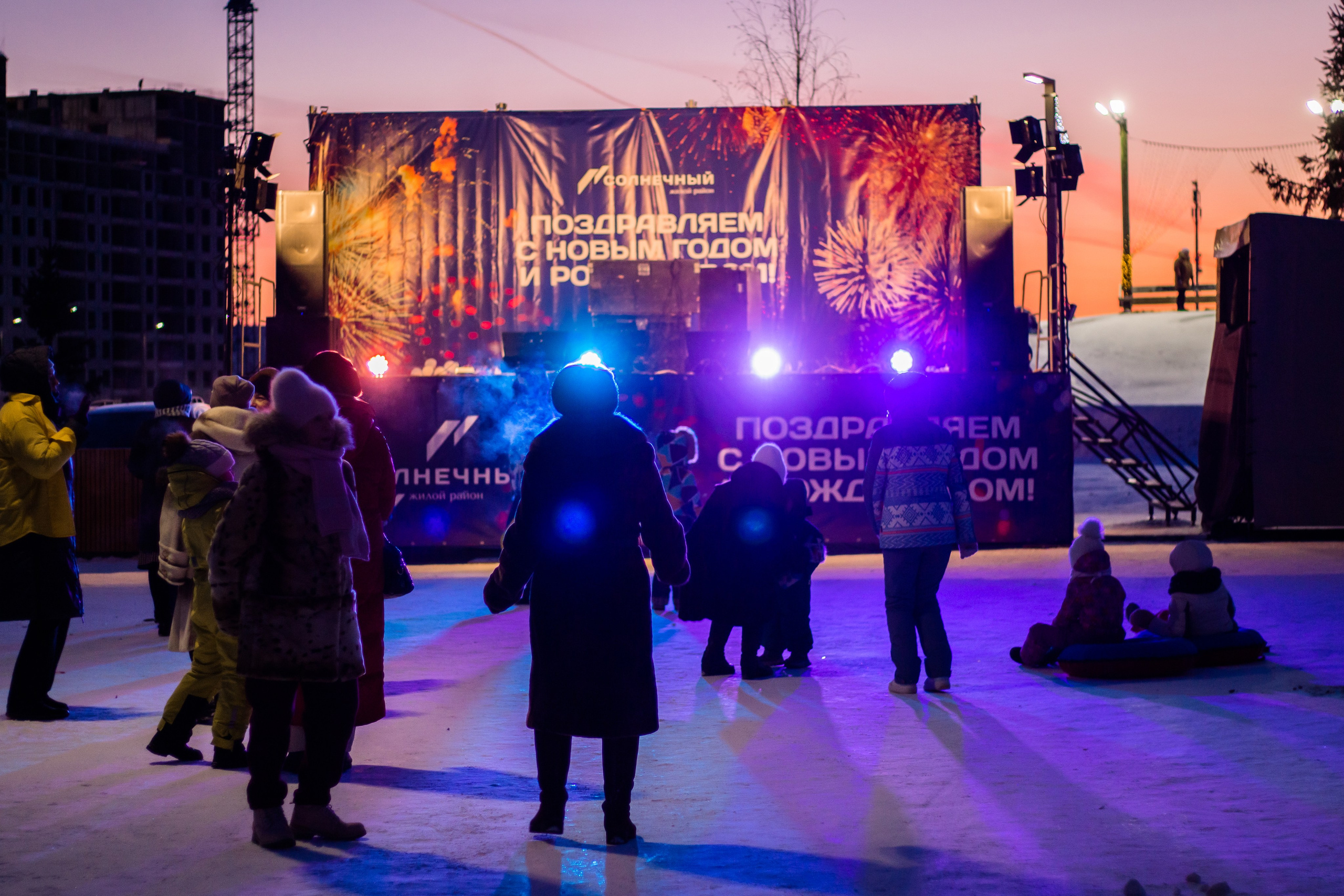 Новый год 2022, мкрн. Солнечный