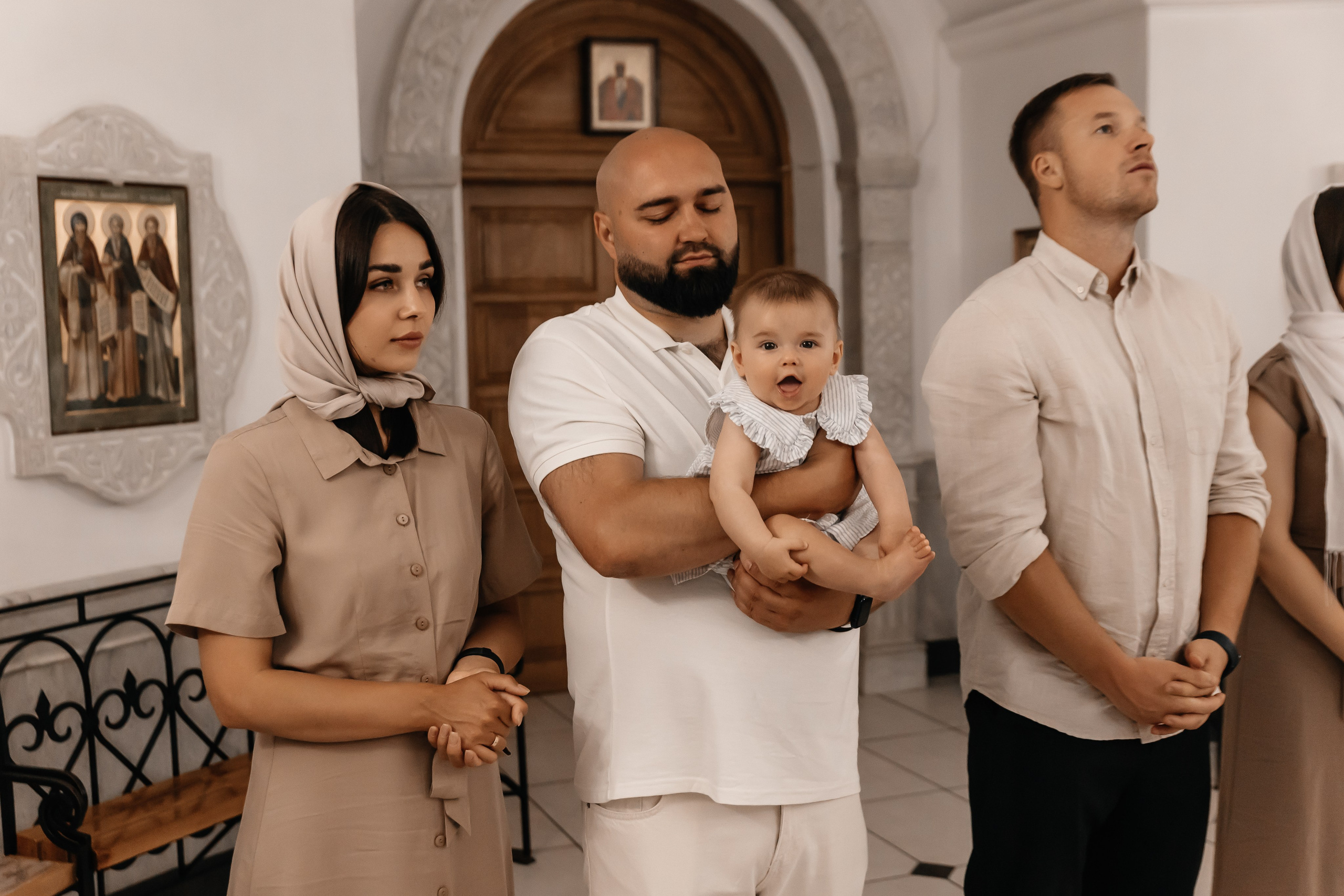 Крещение Ксении. Семейный фотограф Минск Усова Ольга