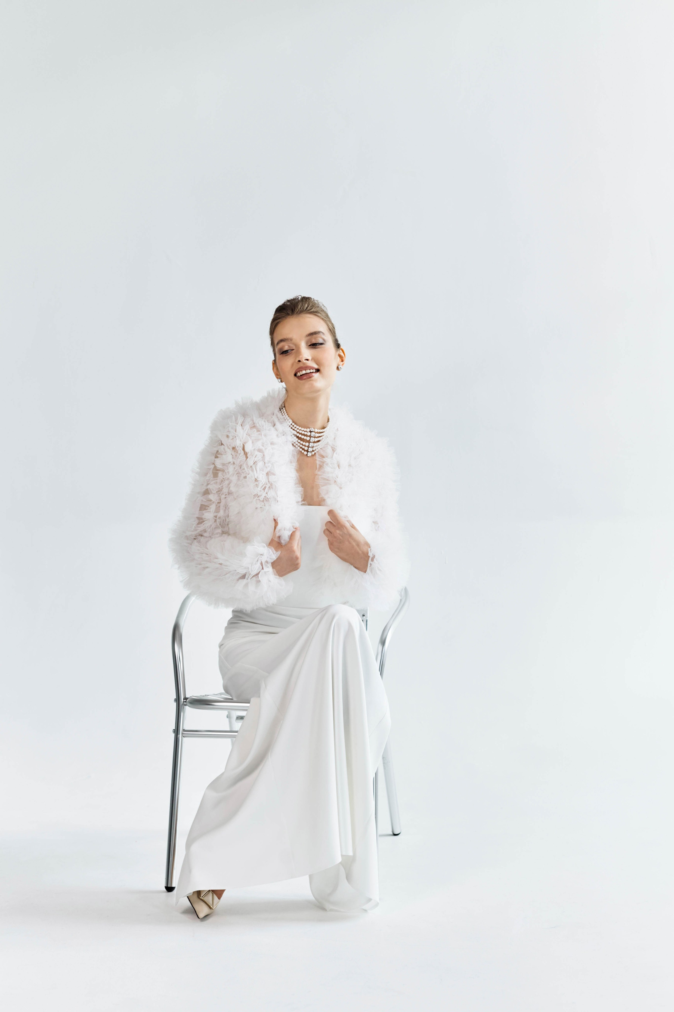 Фатиновая шубка. Свадебный салон-ателье Бонжур в Минске Bonjour