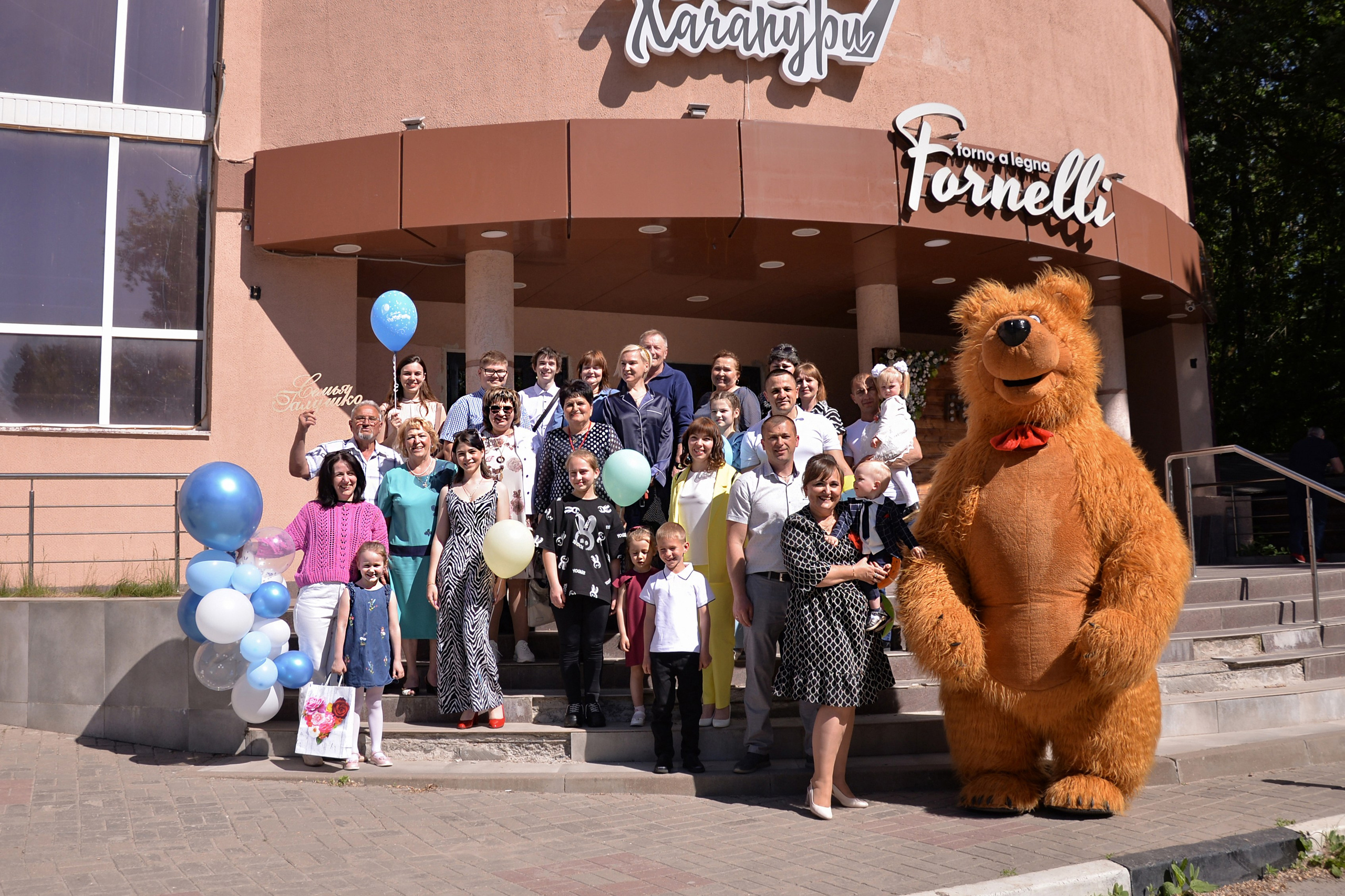ДР Миша 1 годик, ресторан Форнели. Семейный и свадебный фотограф Галина Абакумова, фотосессии в Белгороде