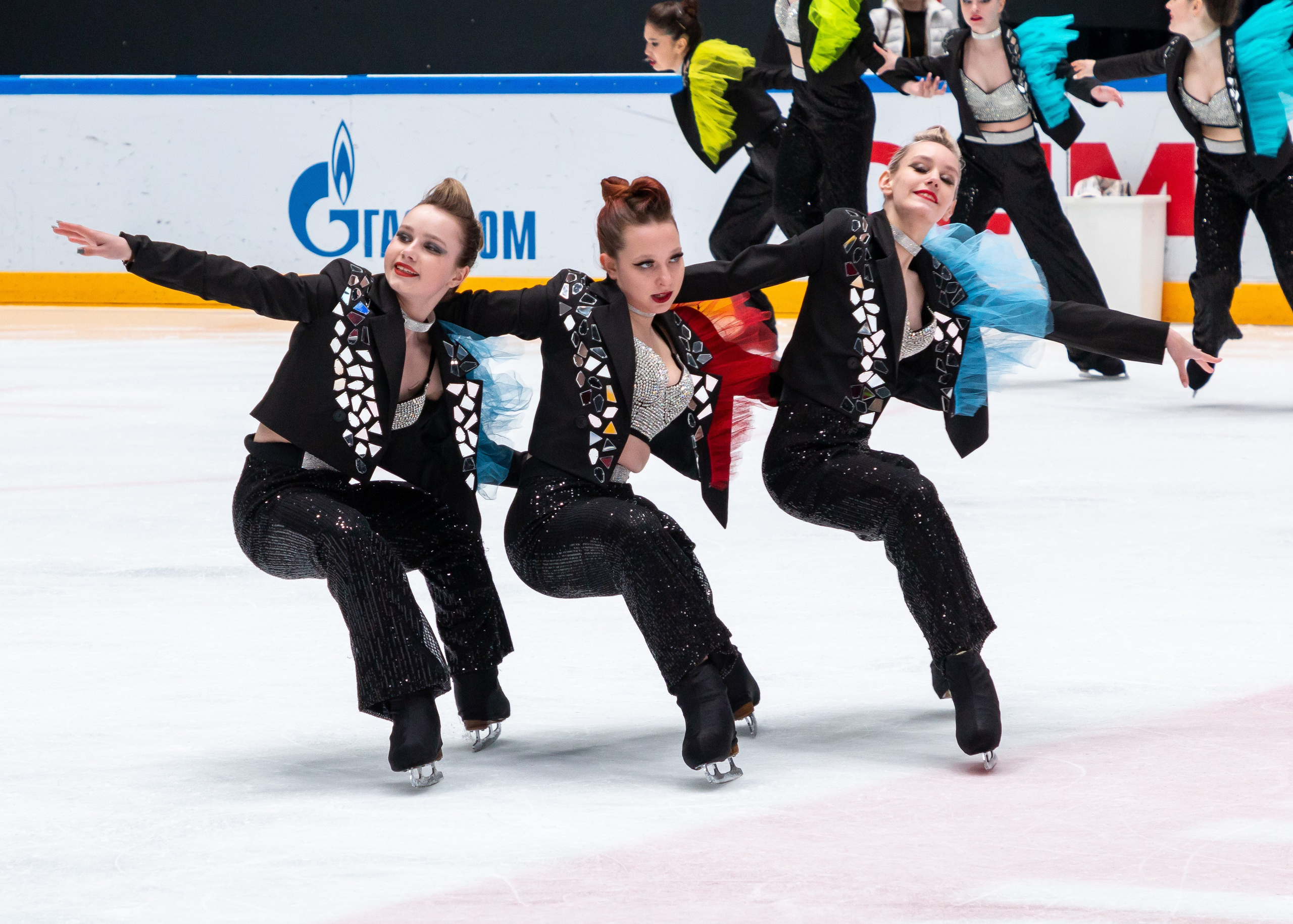 VII Ежегодный фестиваль массовых танцев на льду и фигурного катания «Петровский лёд» Санкт-Петербург 2024. Репортажный фотограф в Москве