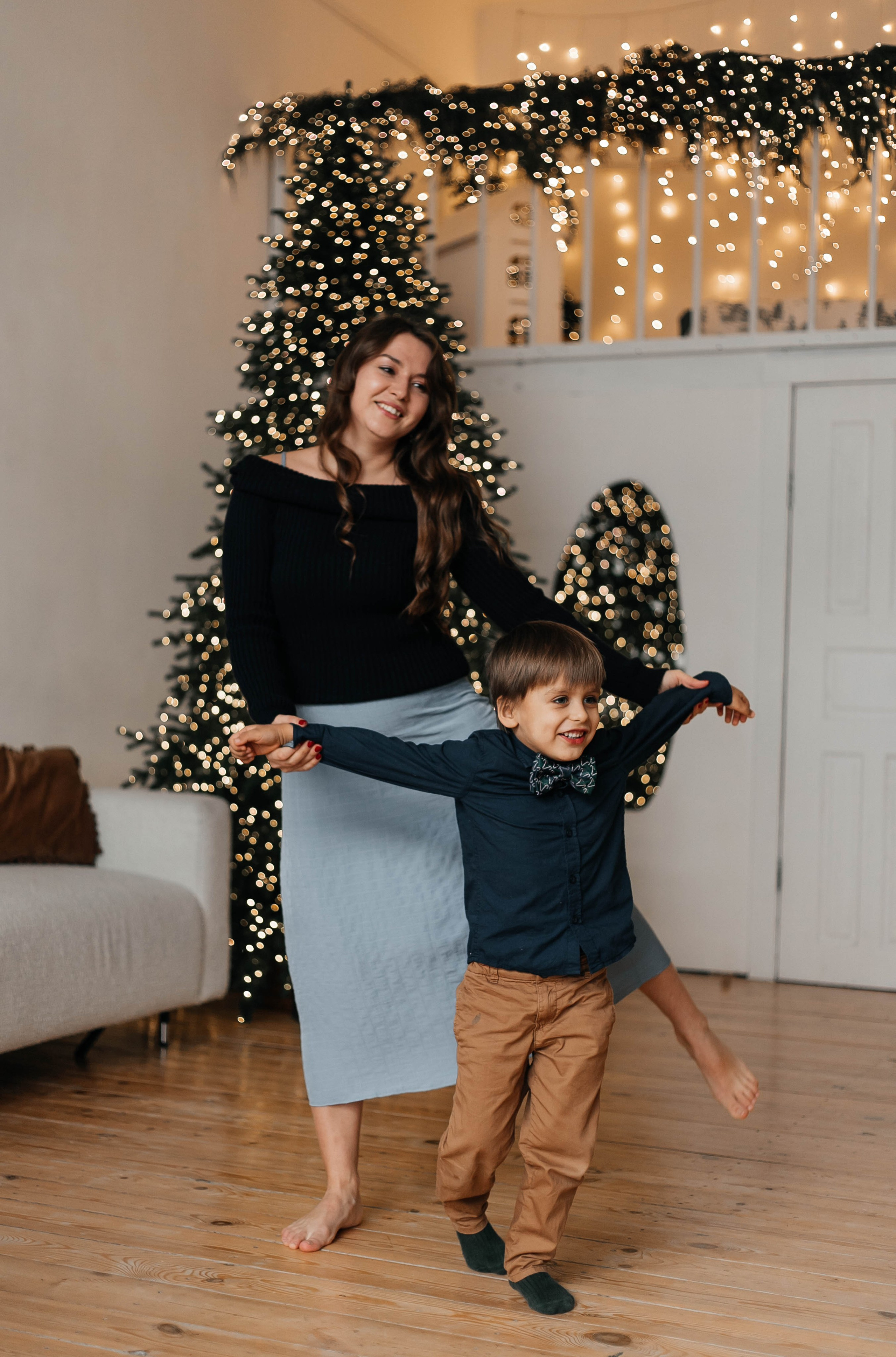 Новогодняя семейная фотосессия в Москве. Фотограф КовалёваТатьяна | Москва | Краснодар |Сочи |Портрет, свадьбы, семейные съёмки