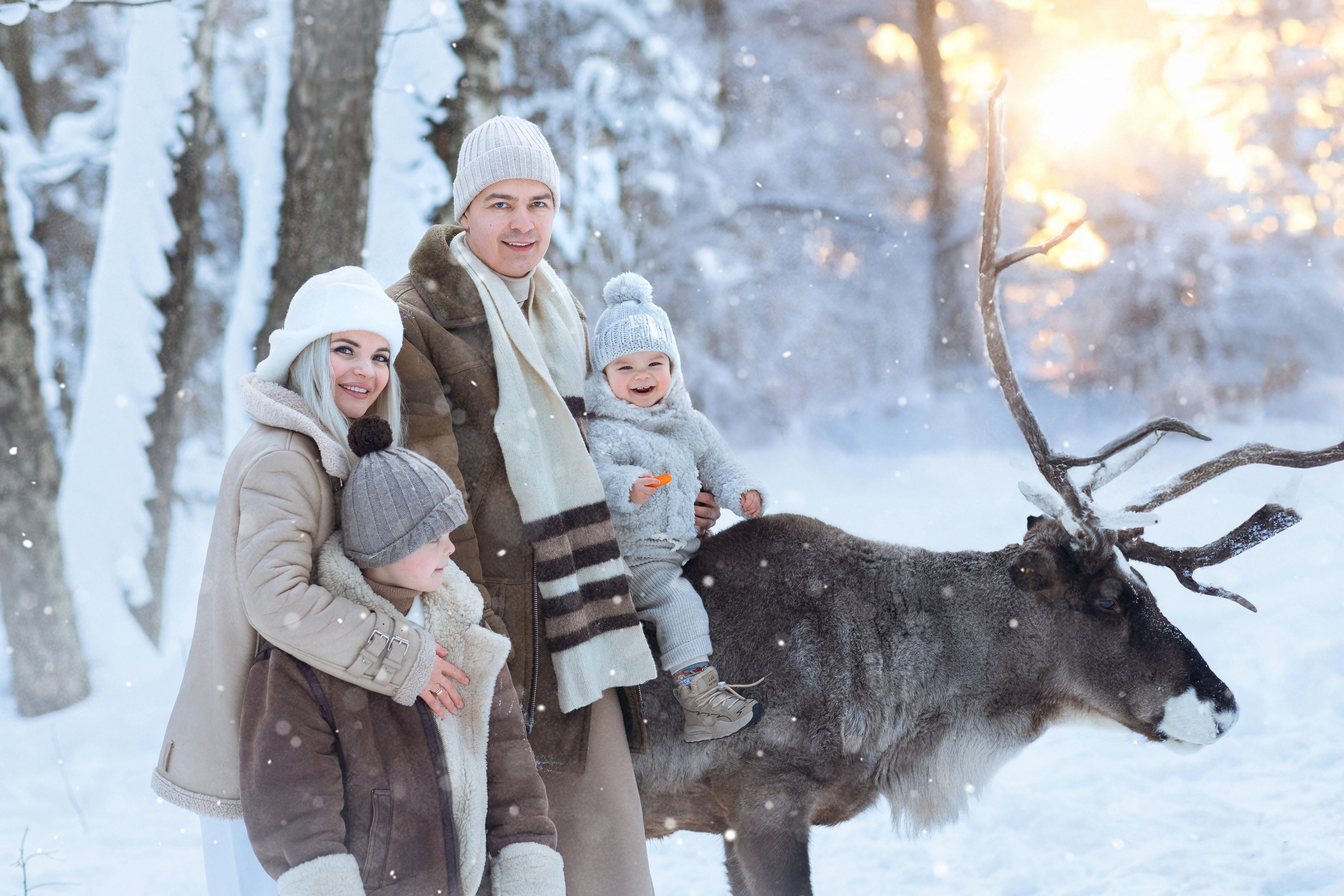 Фотосессии с оленями. Фотограф Лия Милк | Москва, Подмосковье