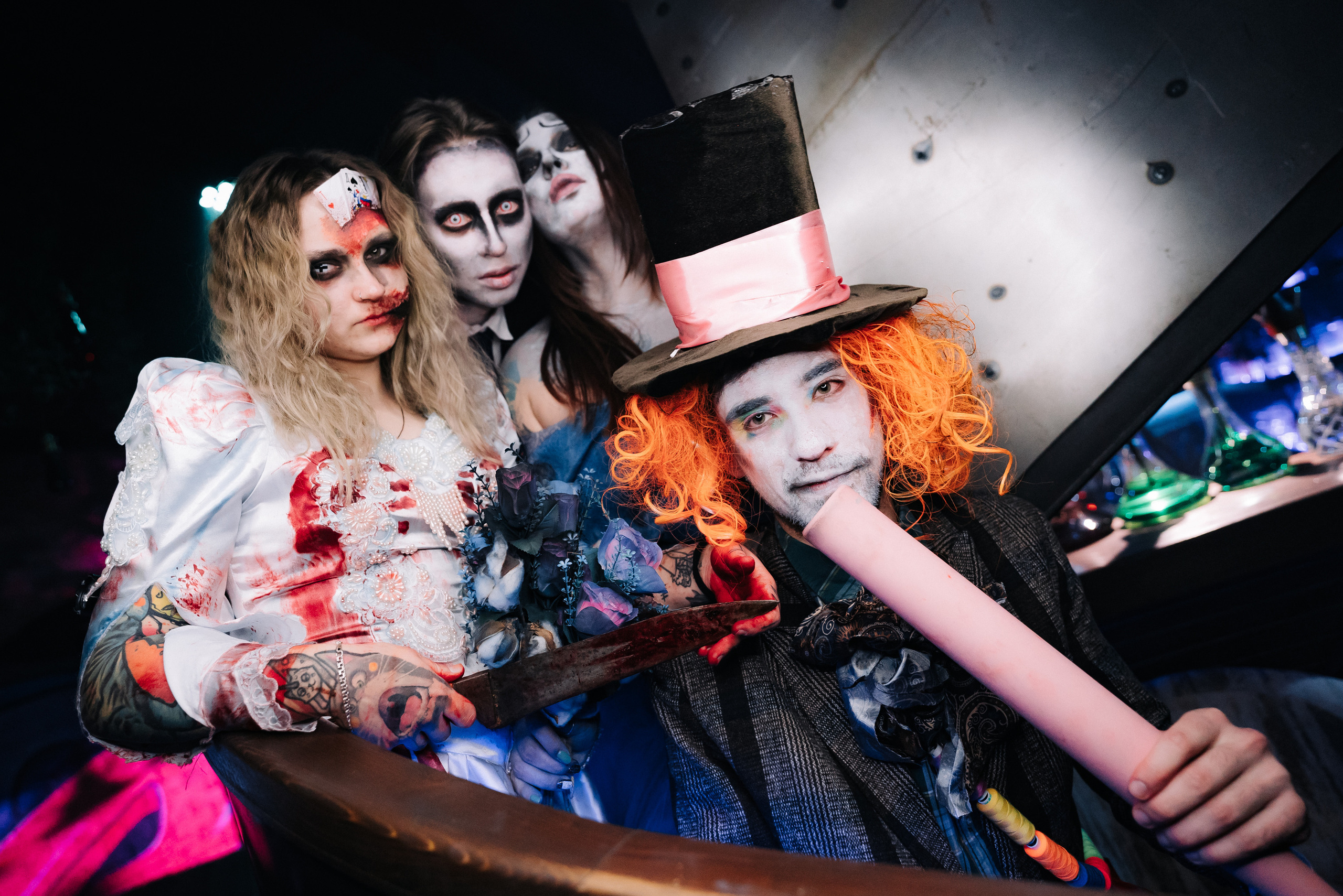 Съёмка в клубе