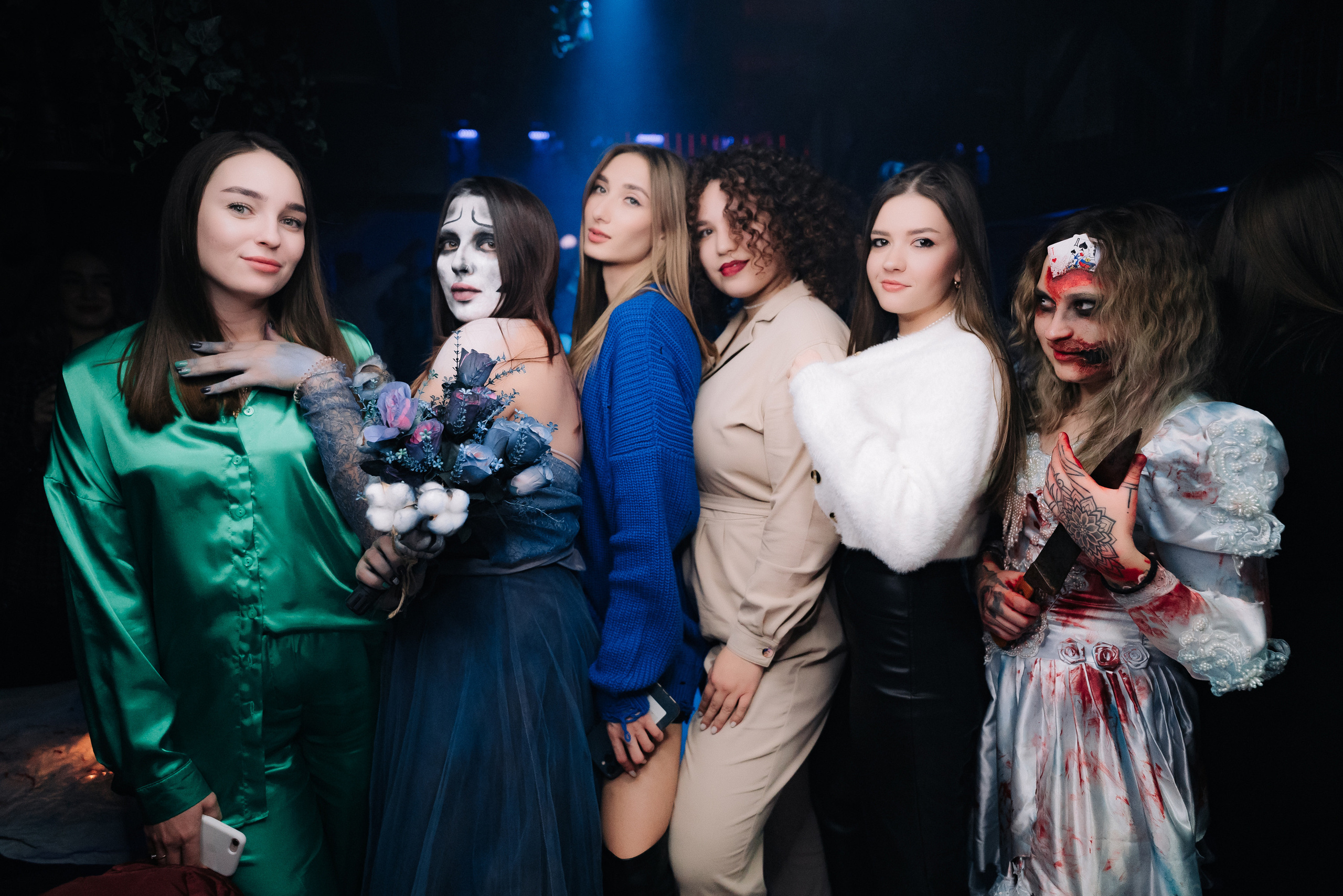 Съёмка в клубе