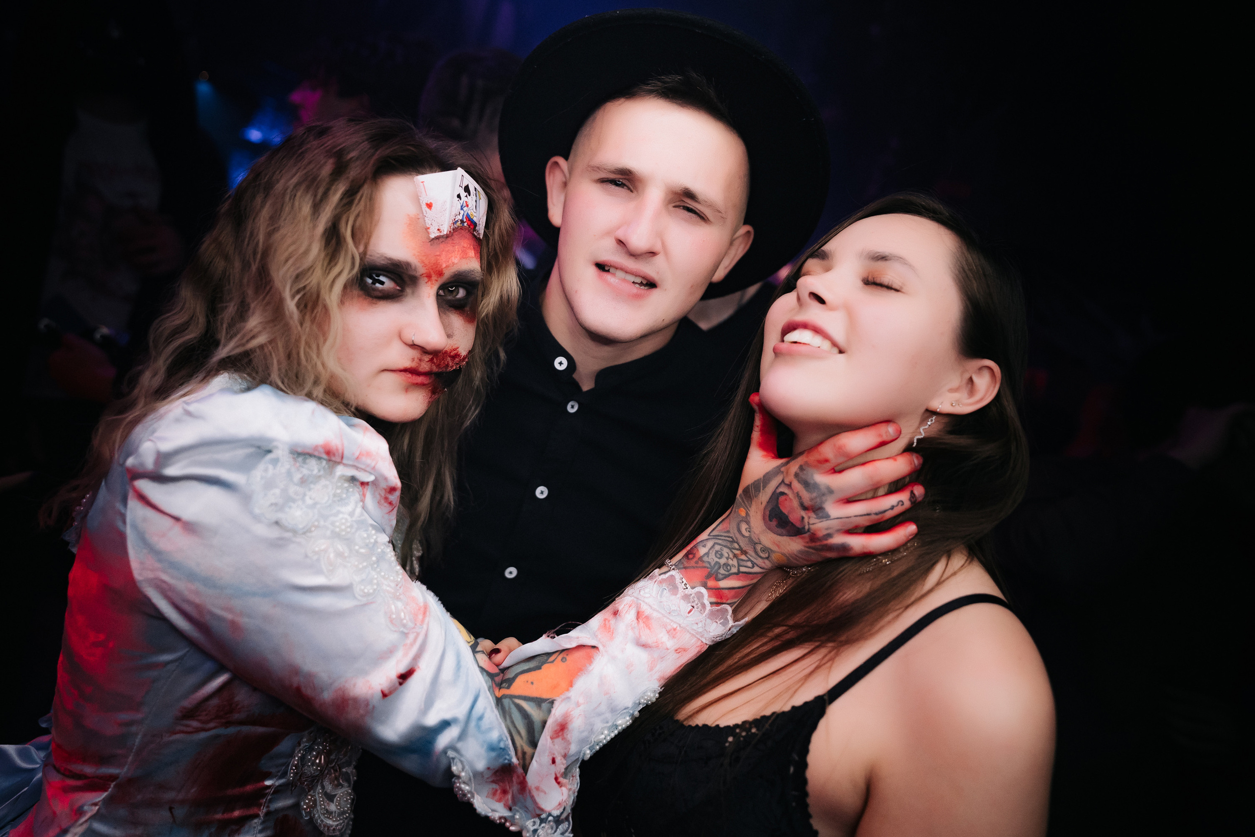 Съёмка в клубе