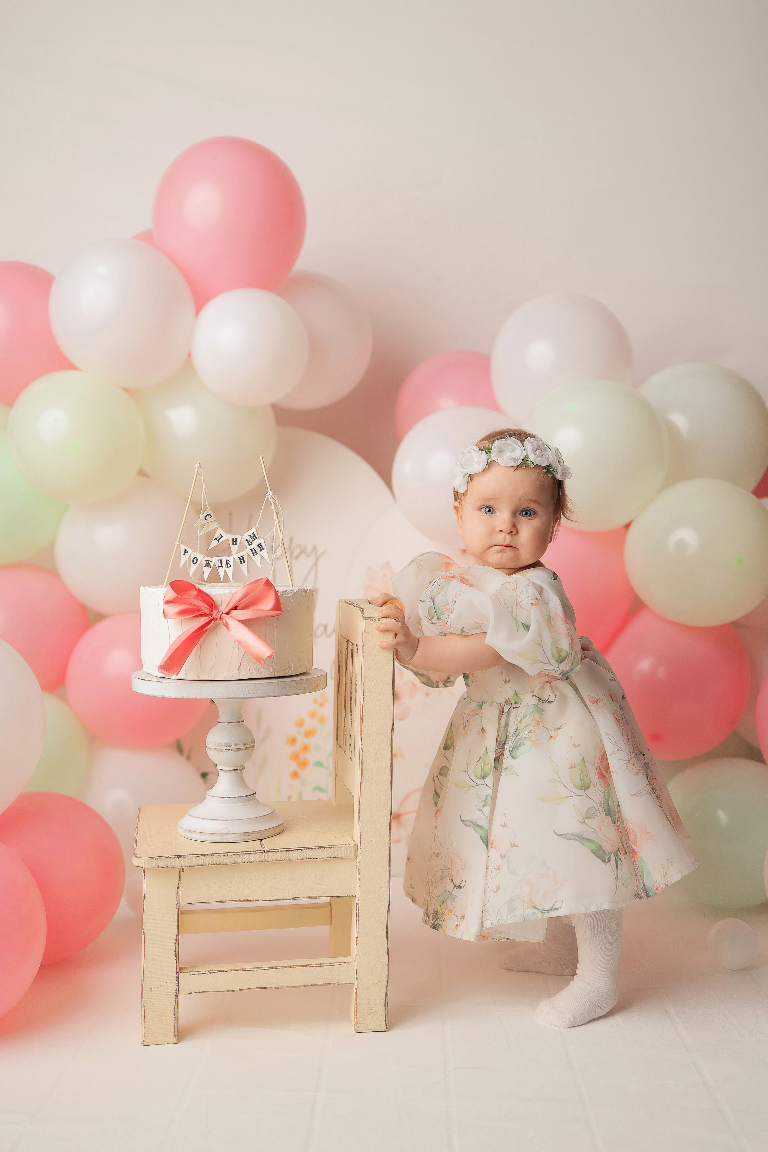 Юлианна, 1 годик. Фотограф новорожденных в Новокузнецке Анна Горошникова