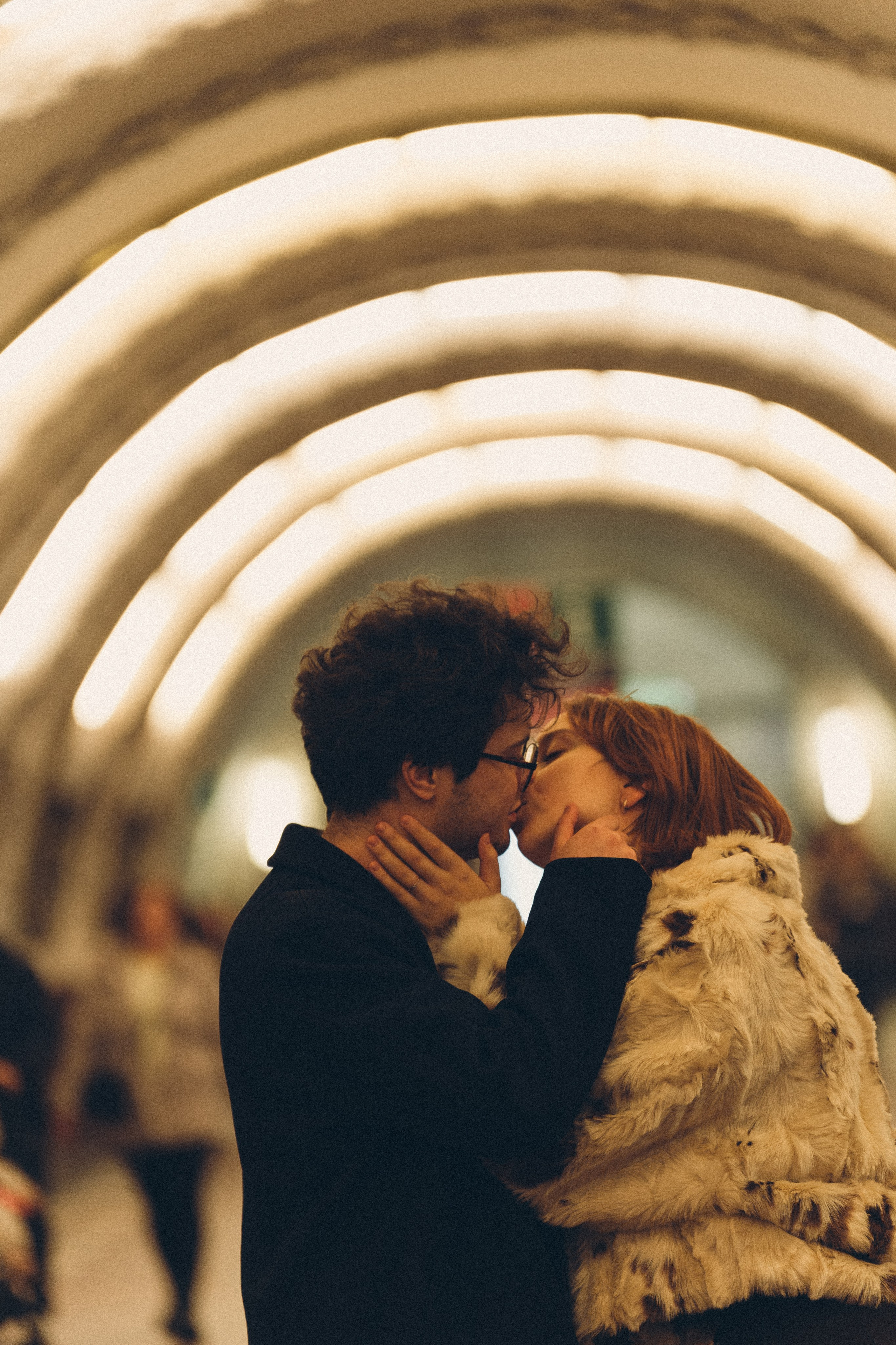 НОВОГОДНЯЯ ФОТОСЕСИИЯ ПАРЫ В МЕТРО ЛЮБОВЬ. Профессиональный фотограф, Санкт-Петербург — Виктория Богомолова