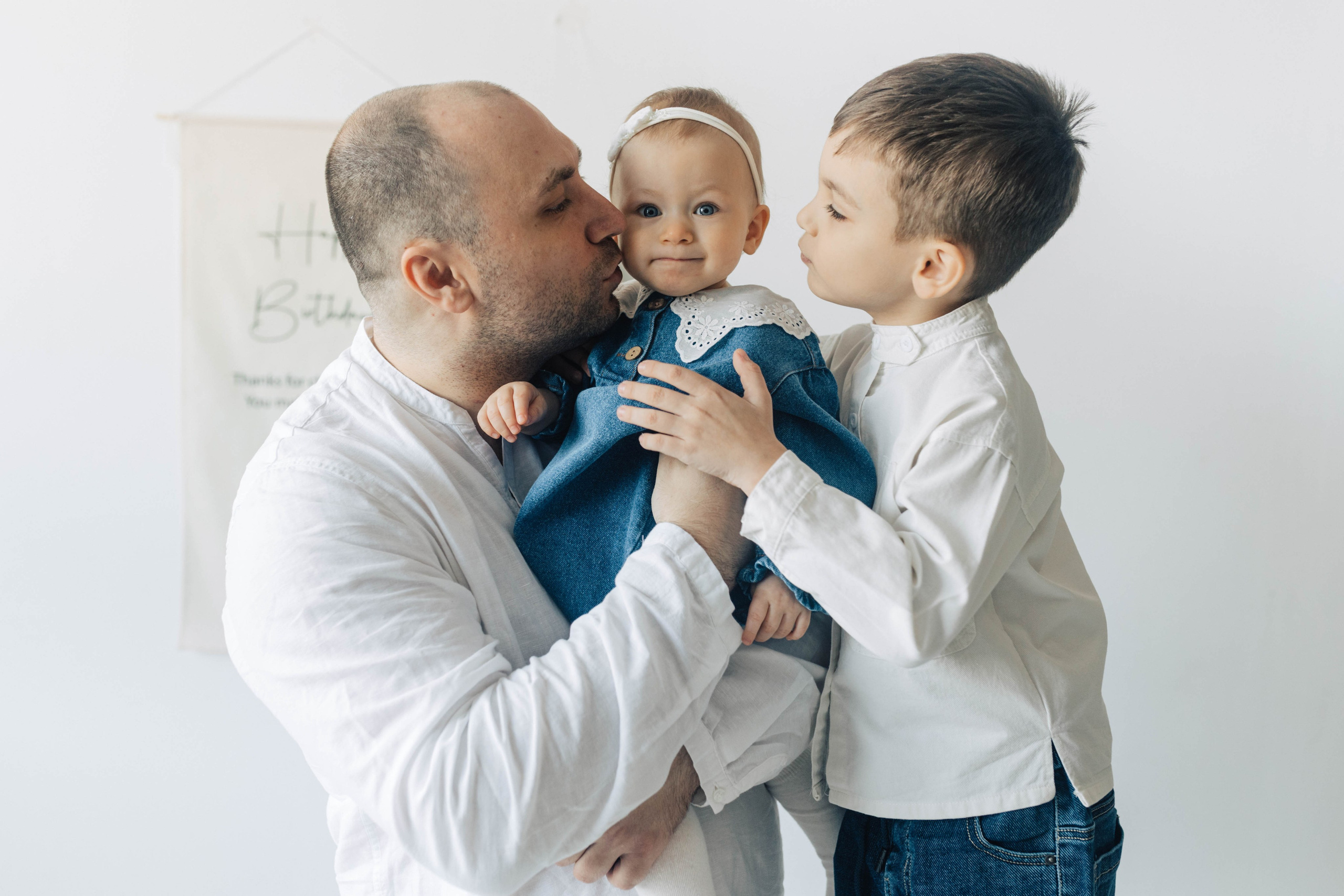 Семейные фото на годиках. Фотограф новорожденных Серпухов, Протвино, Москва I Марина Бурмистрова