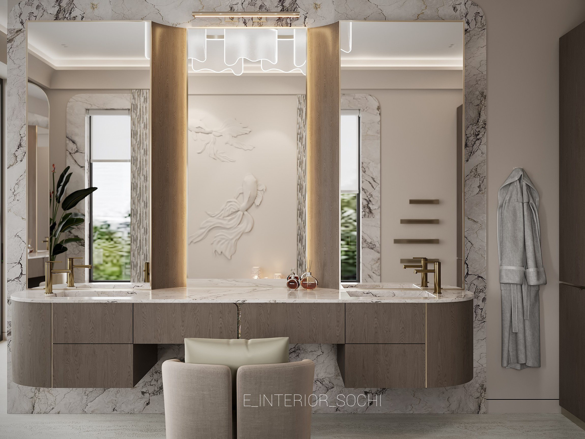 WINGSKY-STONEWOOD. Дизайн интерьера Евгения Тисленко