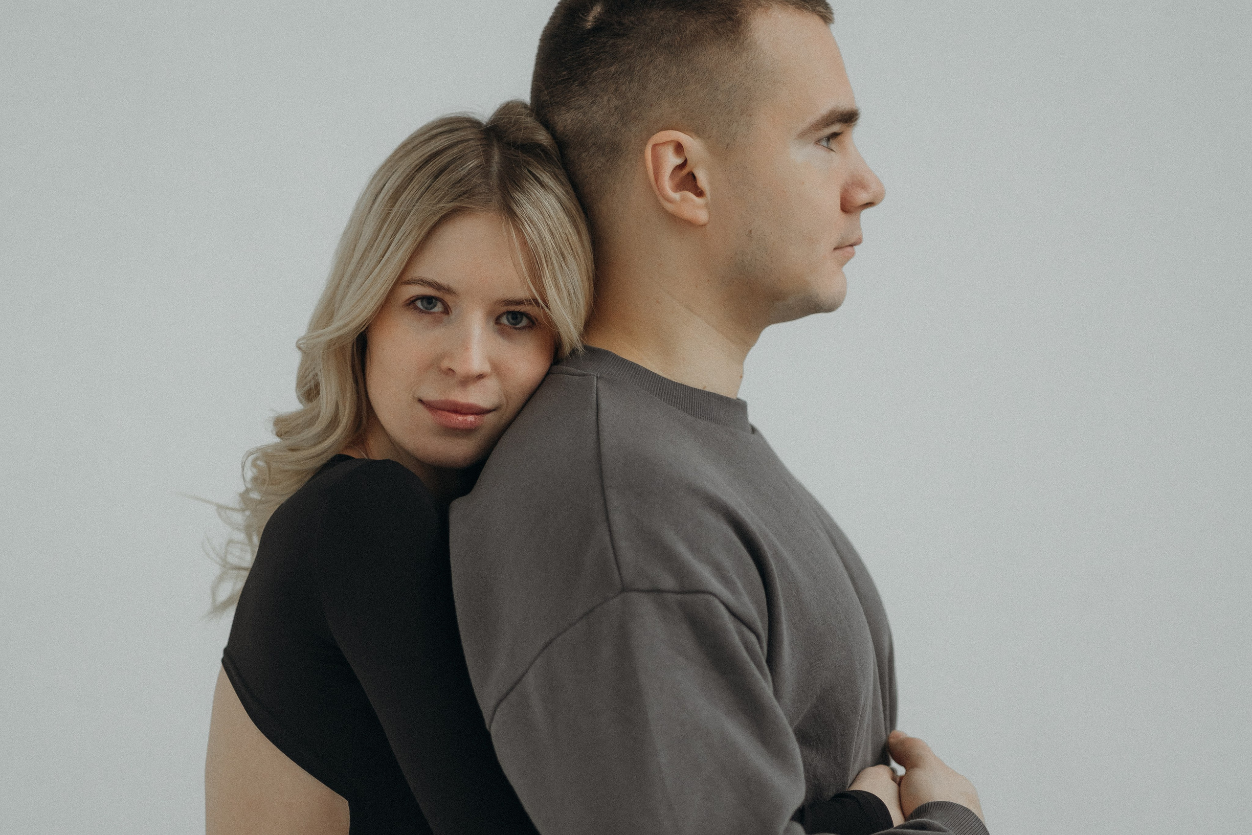 Парная фотосессия в студии в Архангельске. Портретный и свадебный фотограф в Архангельске Елизавета Стрекаловская