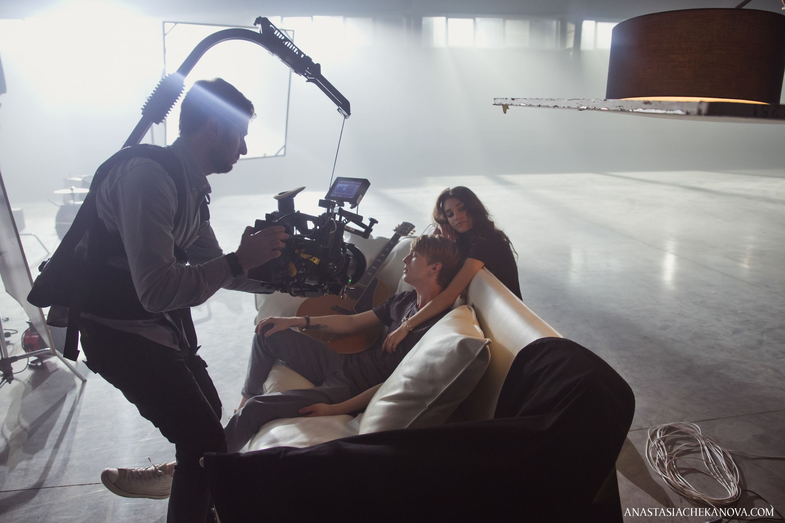 Backstage съемки клипа группы DVOE. Концертный и бурлеск фотограф Москва