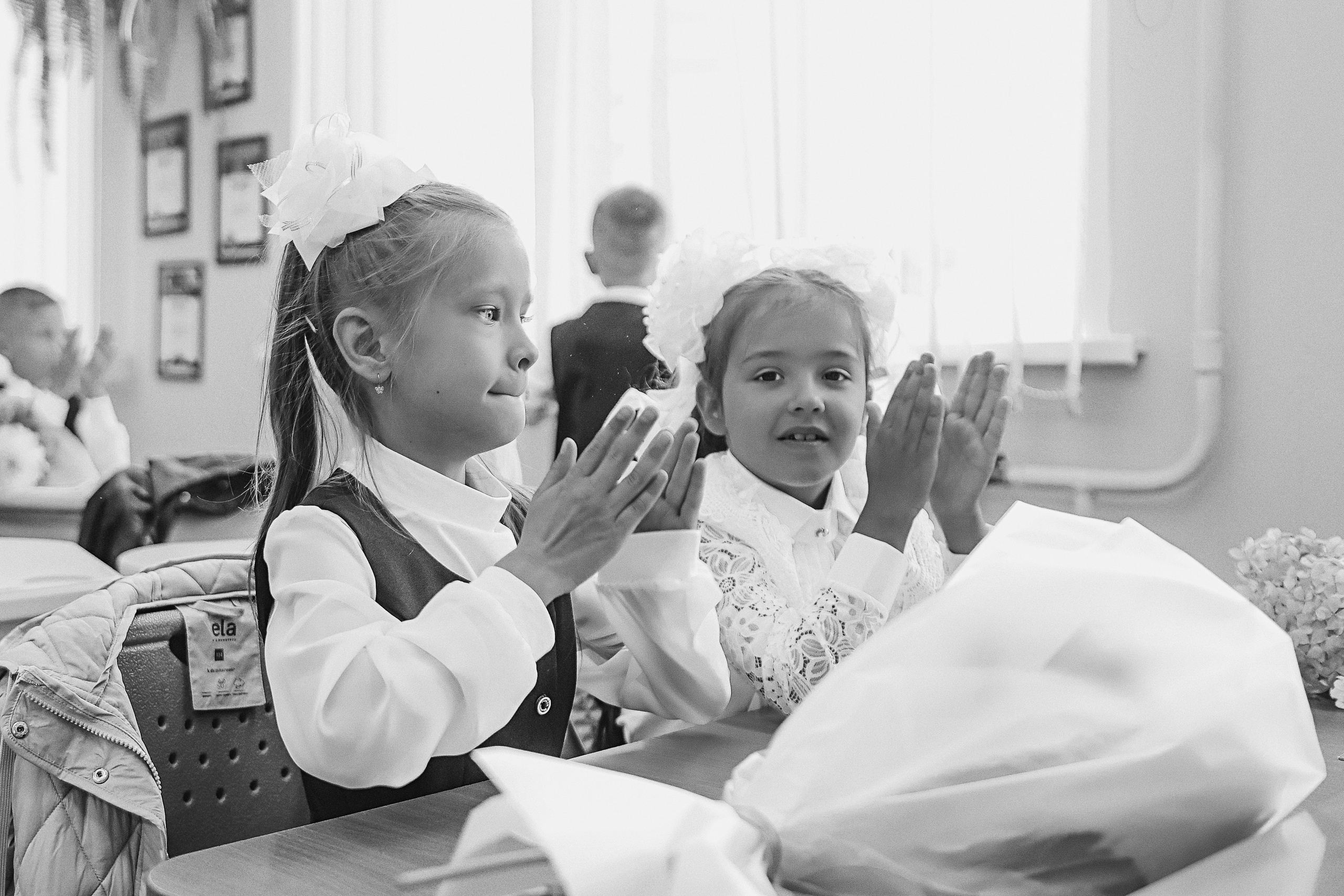 1 сентября линейка+кл час+портреты. Семейный фотограф Тюмень, фотограф на роды Салмина Мария