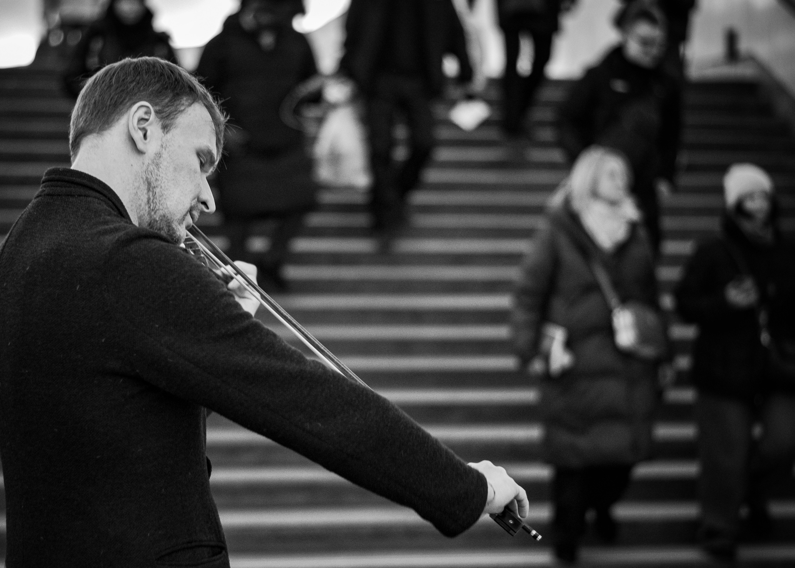 «Музыка в метро». Фотограф в Москве, фотожурналист Александр Малахов