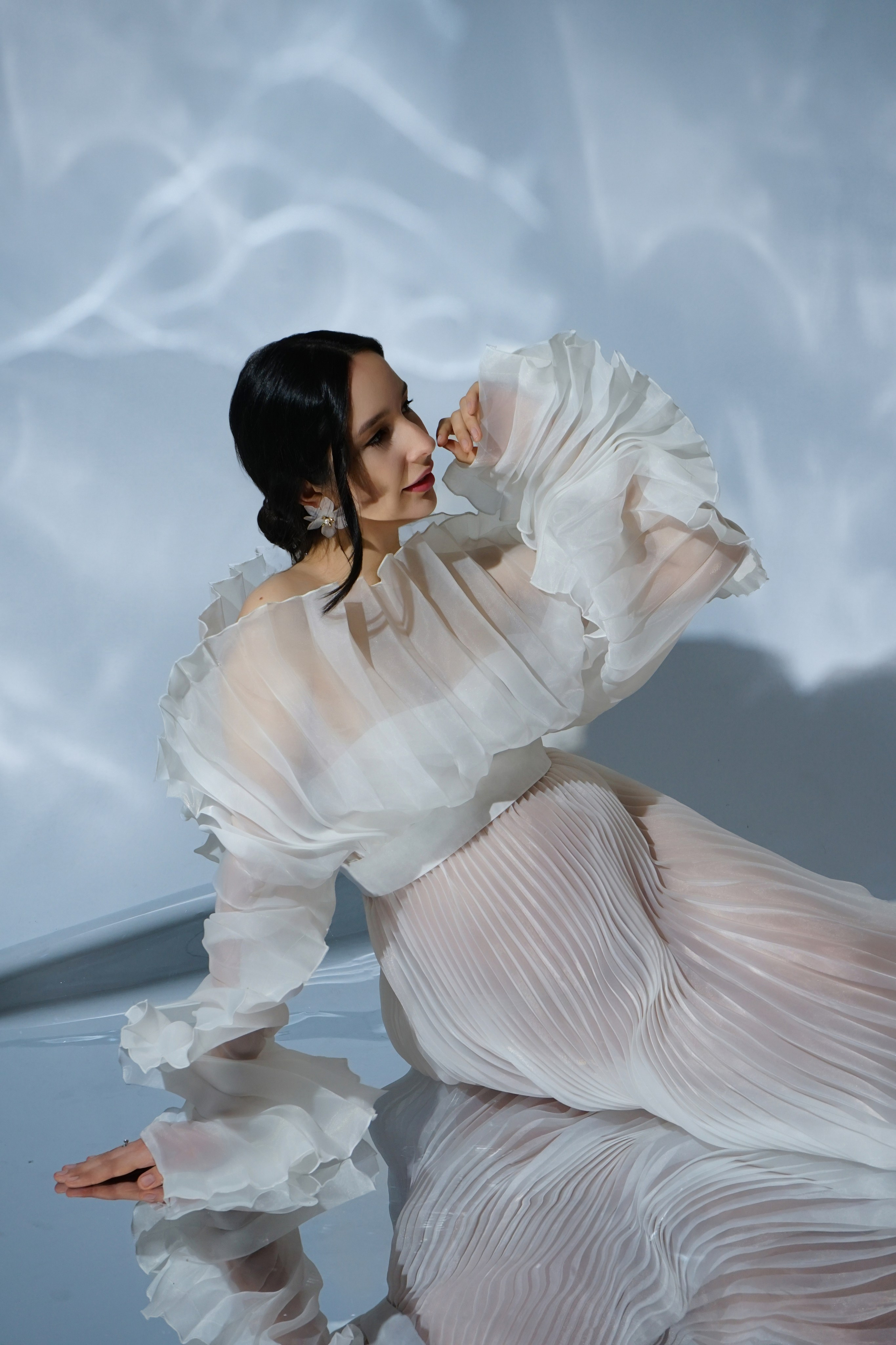 Съёмка беременности в моей фотостудии «НЕБО». Женский фотограф в Химках Алёна Ленёва