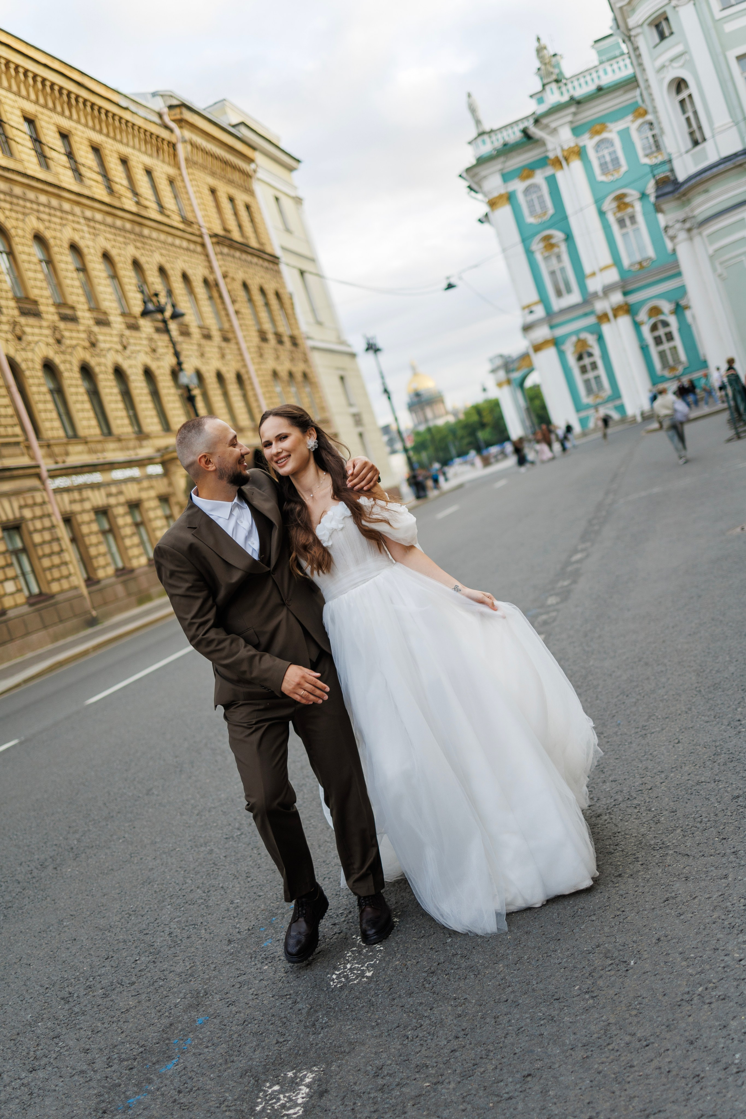 Руслан и Виолетта — Исаакий, Зимняя канавка. Боженова Елена фотограф Санкт-Петербург