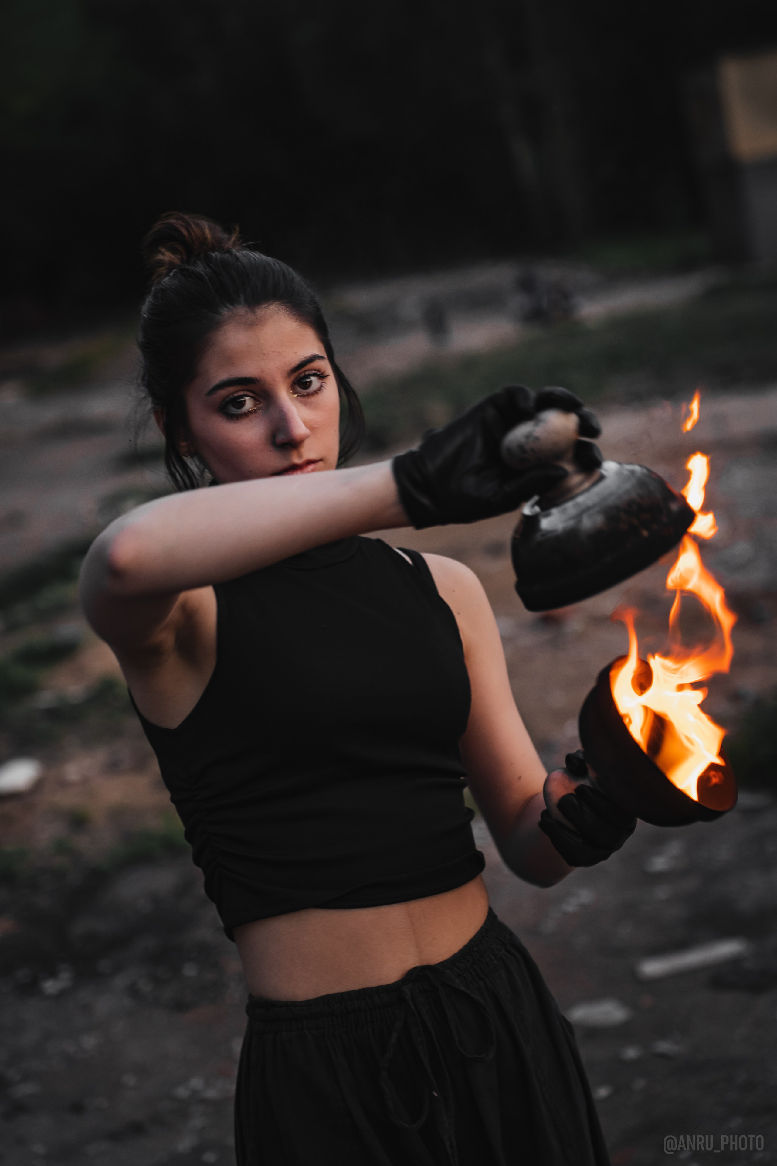 Огненная тренировка. Репортажный фотограф Анастасия Рубцова