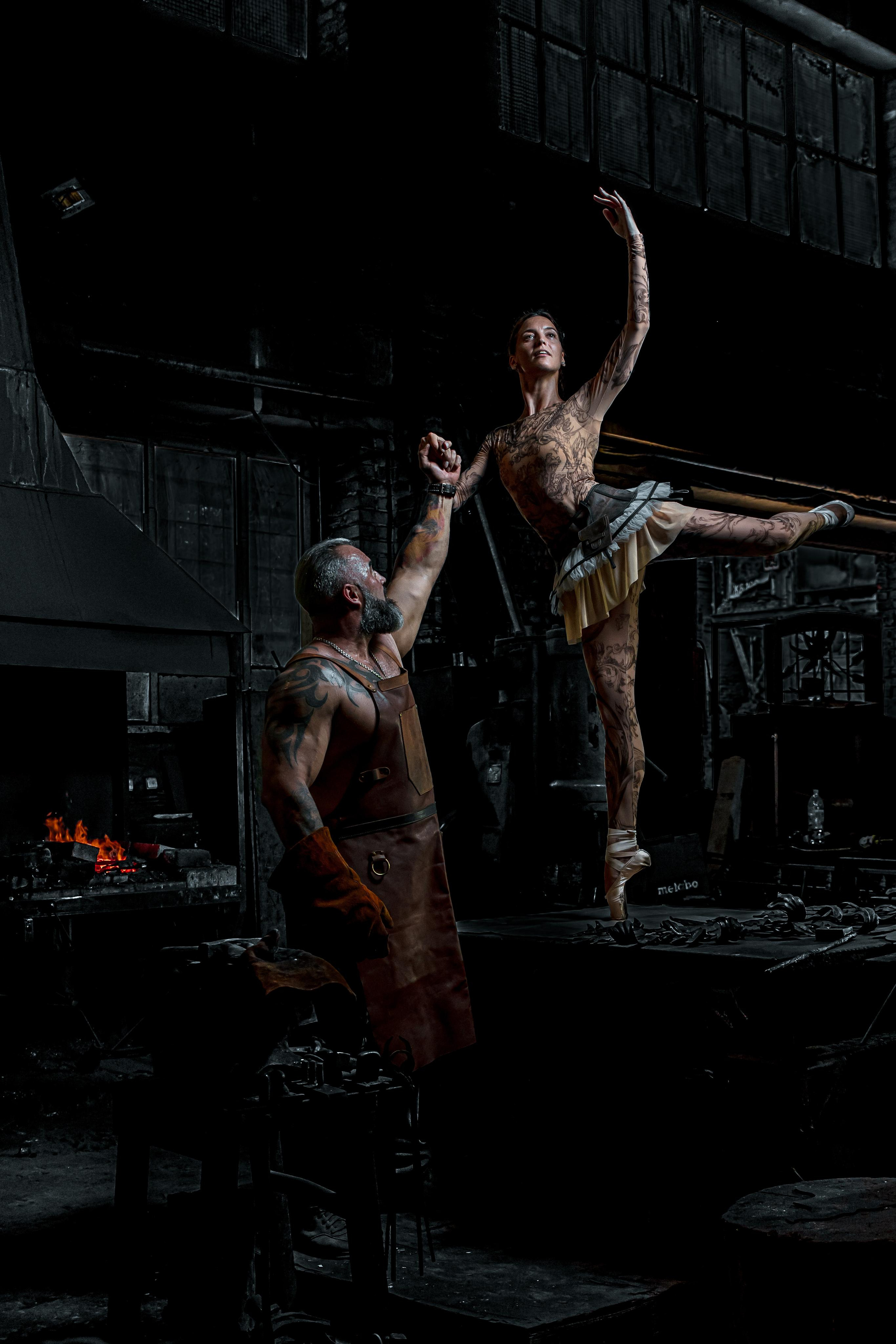 Балерина и Кузнец. Фотограф Андрей Слынченко