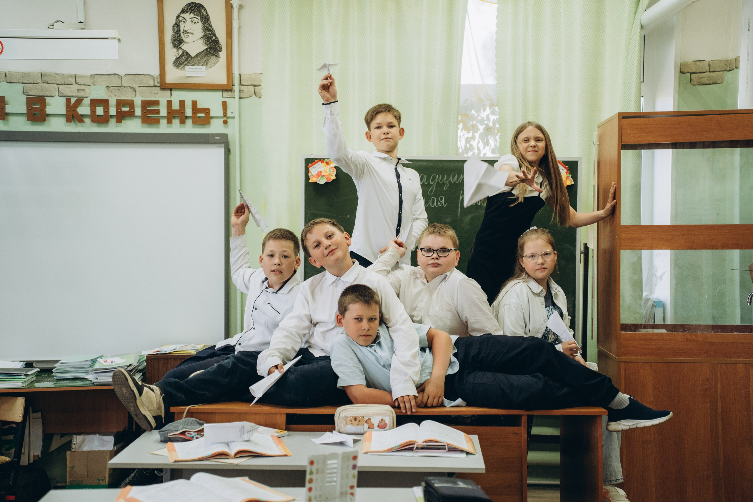 Школа, 4 класс. Семейный фотограф • Домашние съемки в Нижнем Новгороде