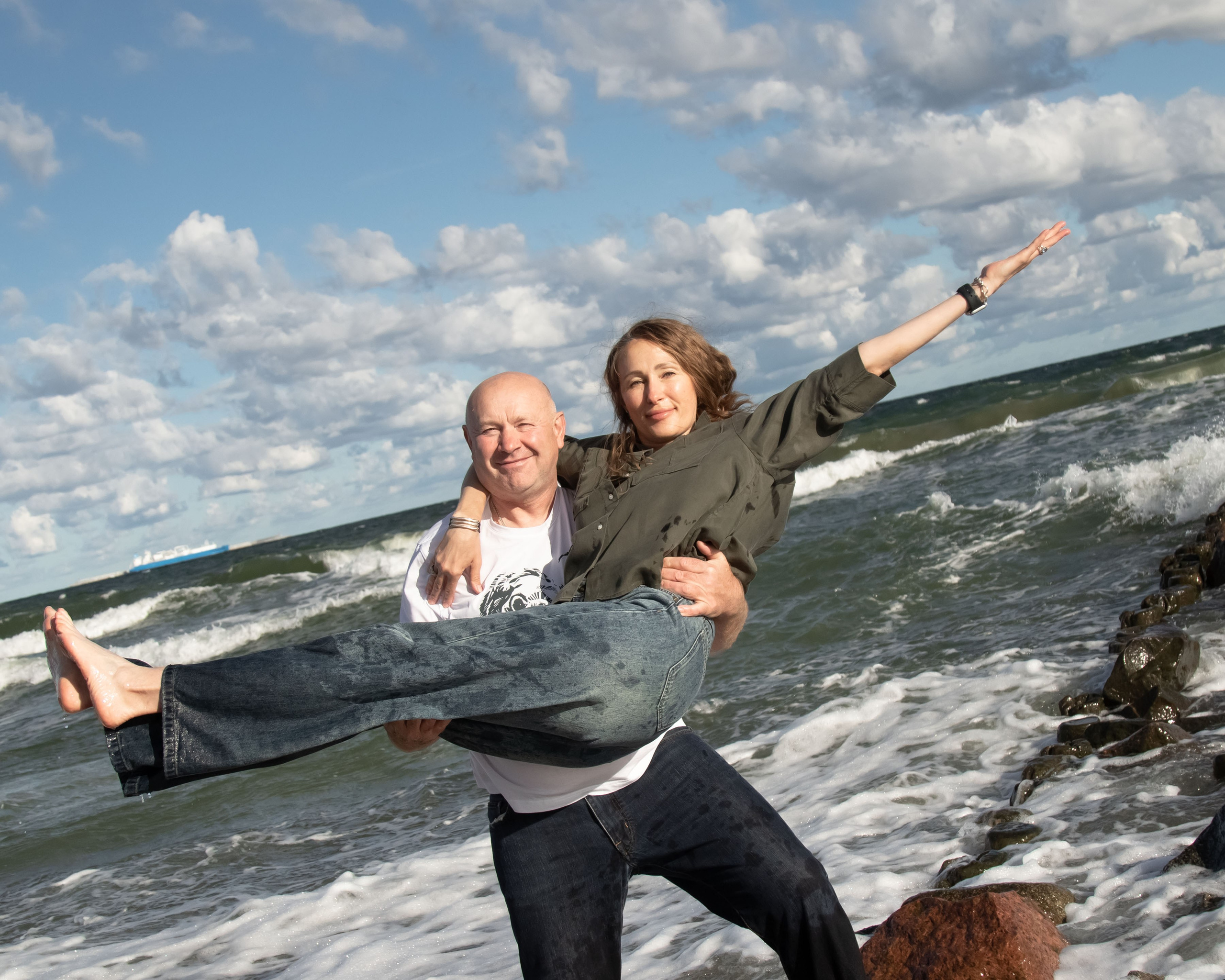 Морские души в воде и на суше:). Фотограф Зеленоградск Лиана Сопина