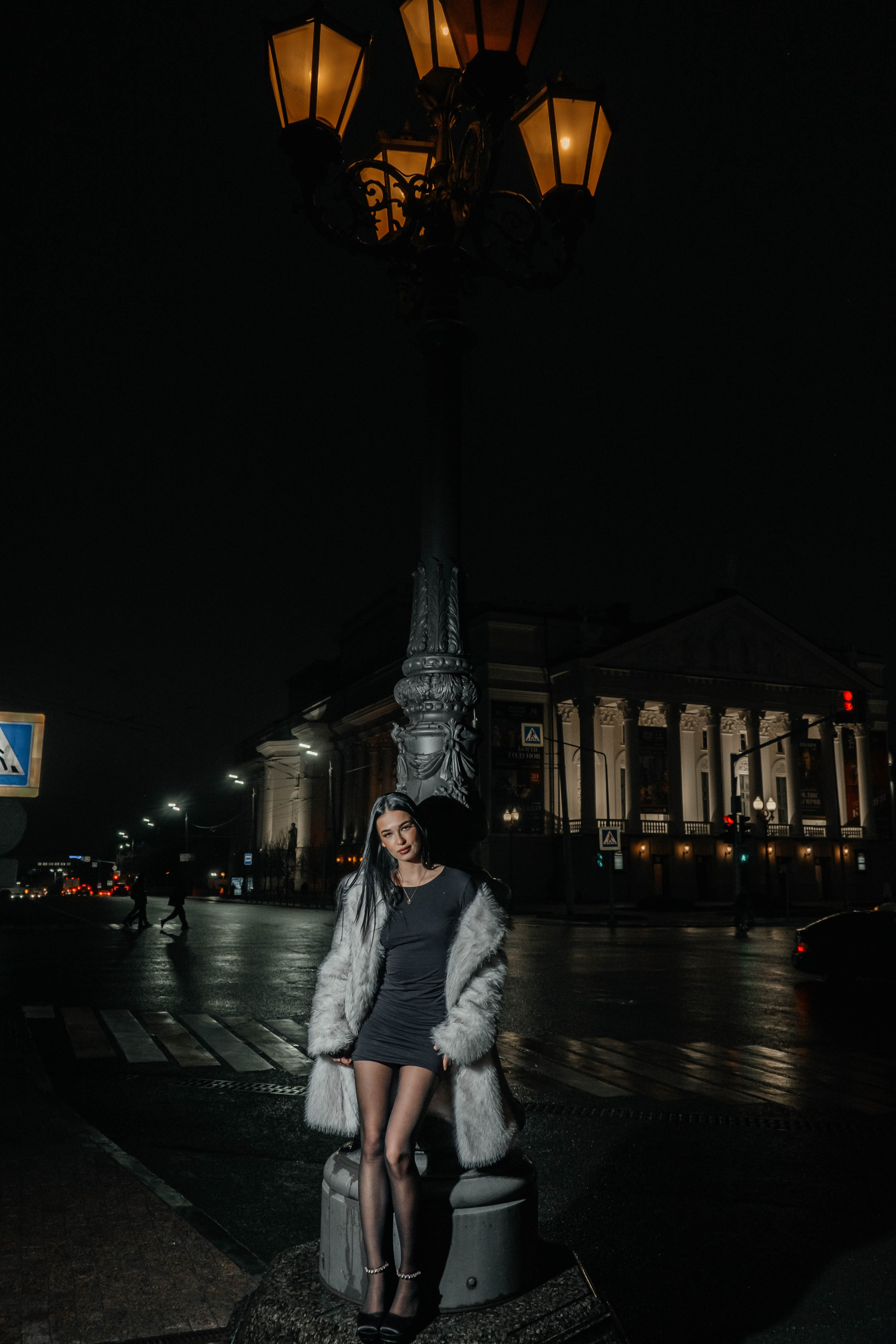 Ночь. Улица. Фонарь. Полина. Свадебный и портретный фотограф Казань | Белебей