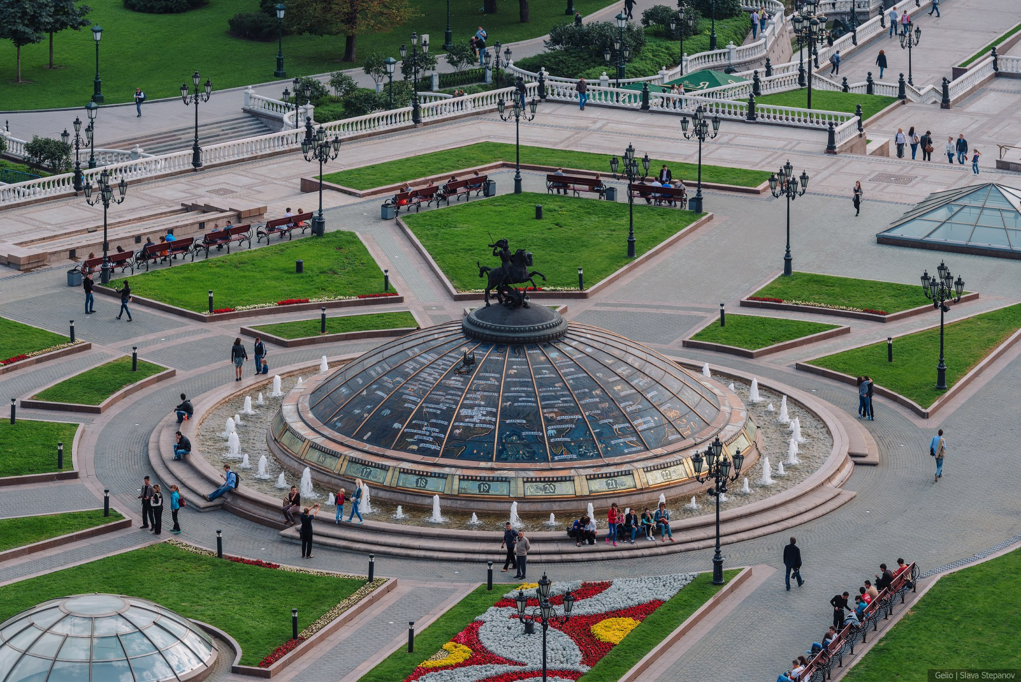 Купол торгового центра Охотный ряд 