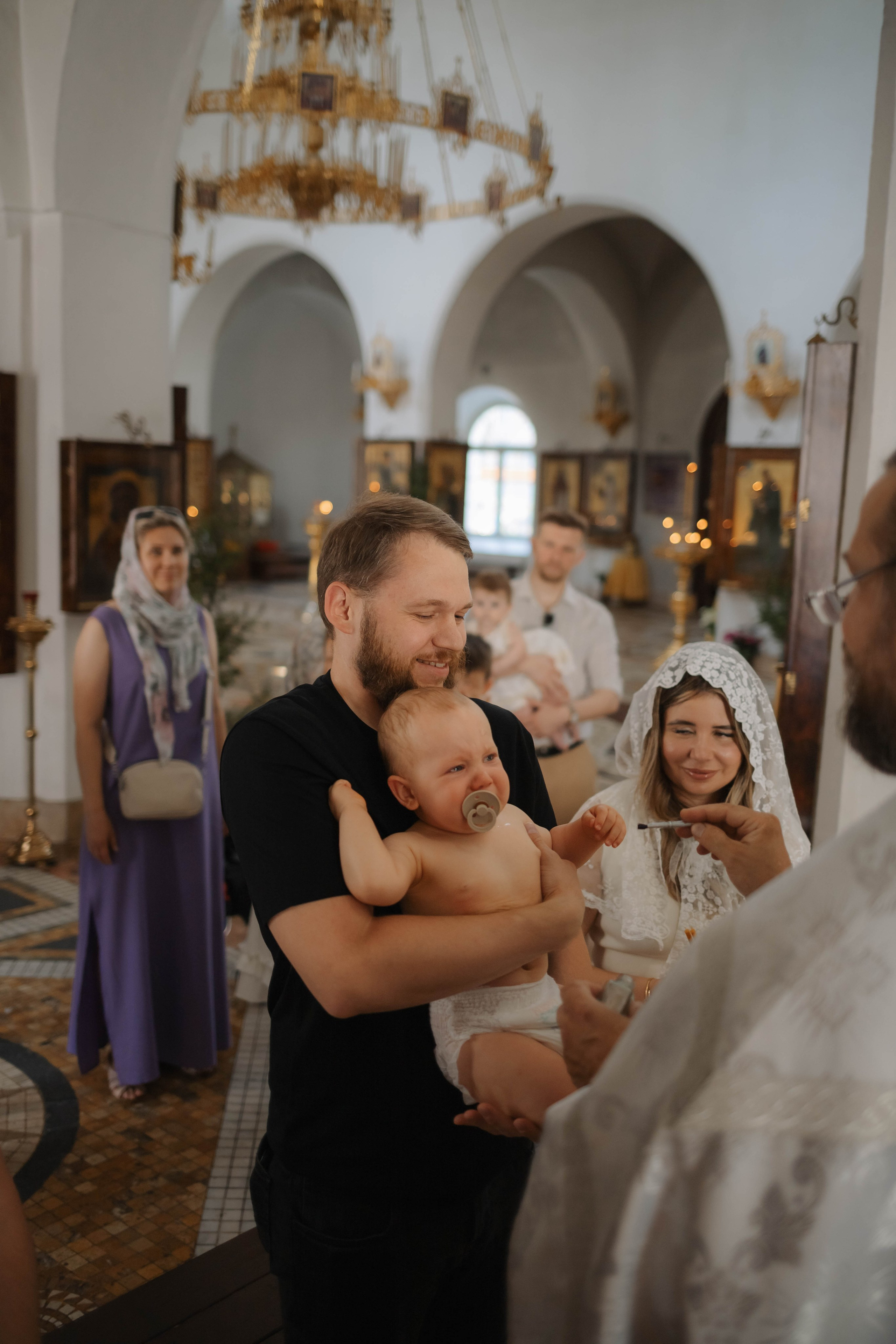 Крещение Миши. Семейный и детский фотограф в Москве Александра Нараевская