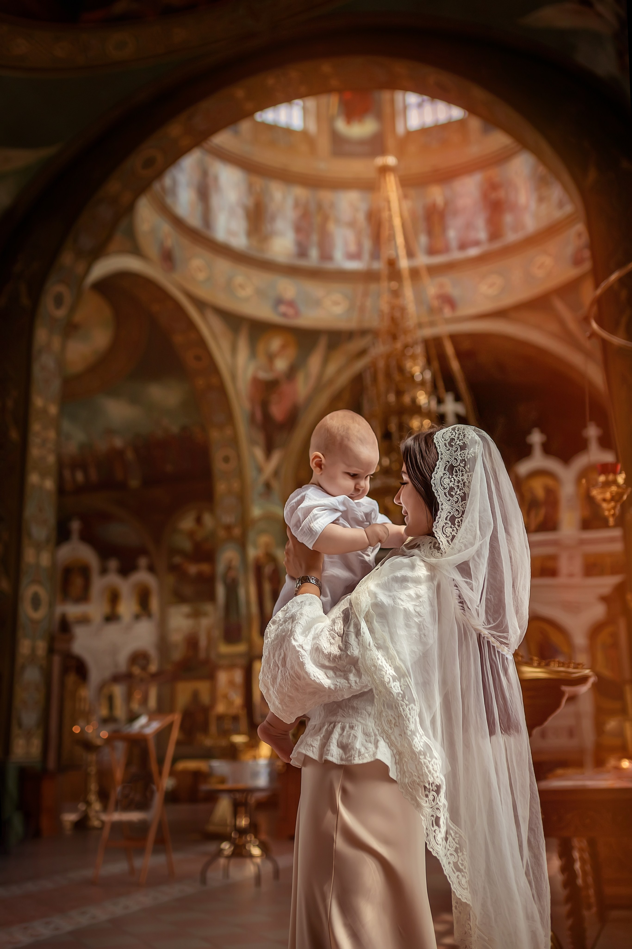 Крещение в Храме Преполовения Пятидесятницы в городе  Ростов-на-Дону. Олеся Семейская свадебный и семейный фотограф в Ростове-на-Дону