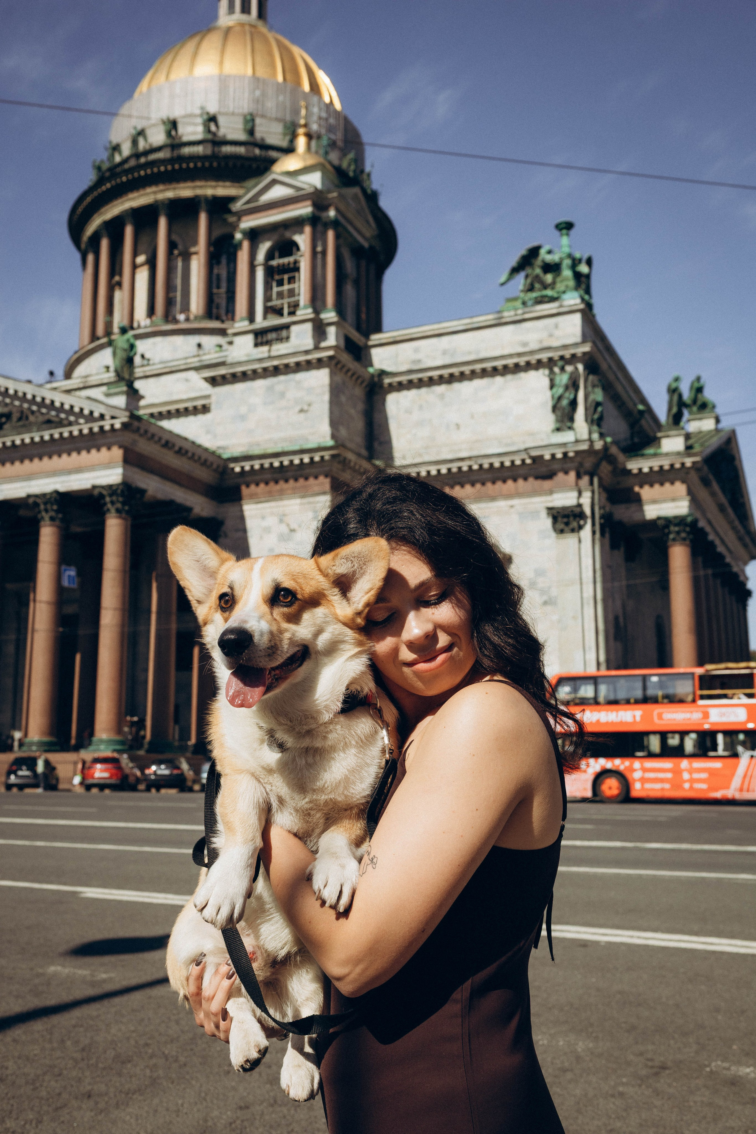 Фотосессия с собакой. Фотограф в Санкт-Петербурге Полина