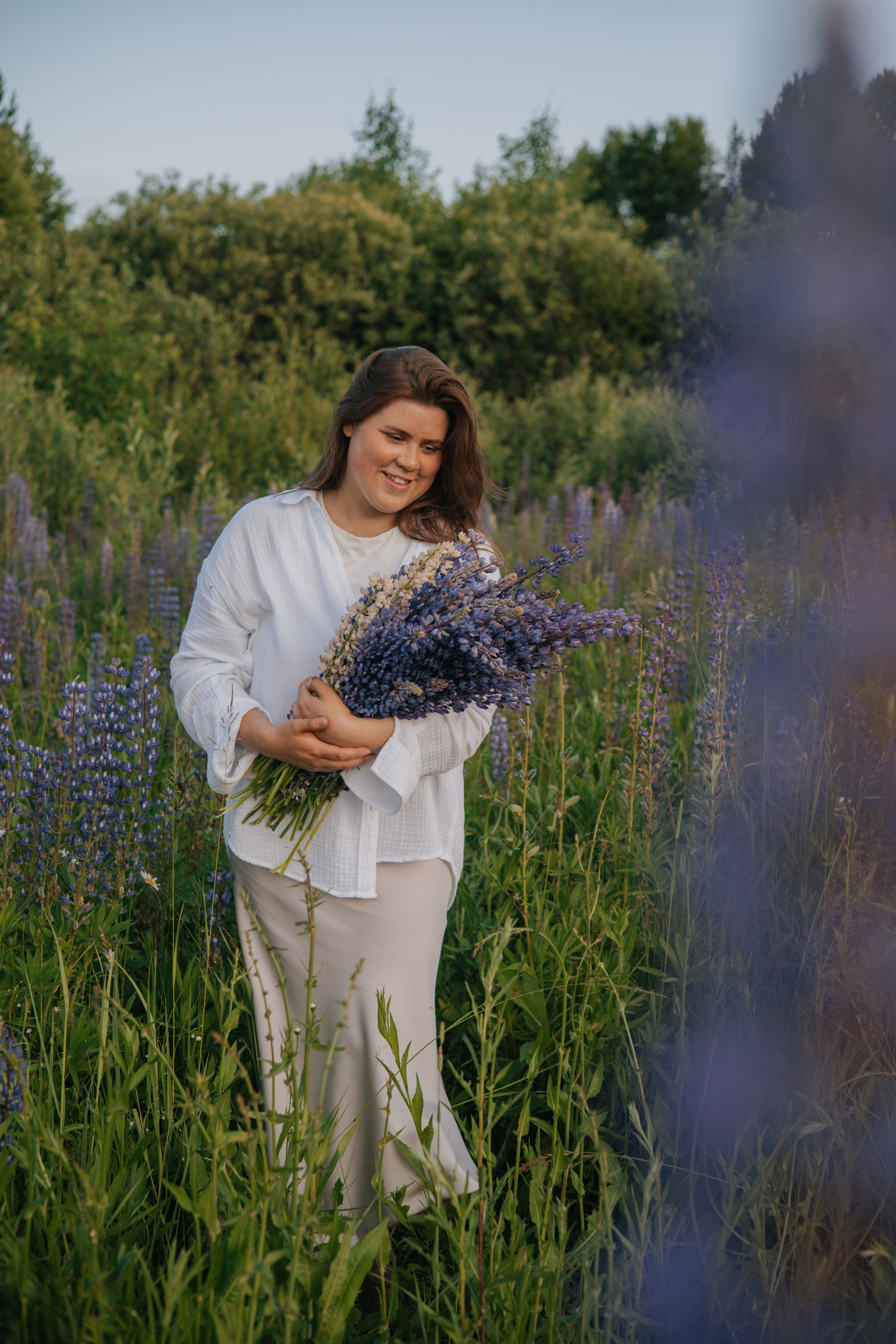 Фотосессия в люпинах. Семейные и индивидуальные съемки в Йошкар-Оле