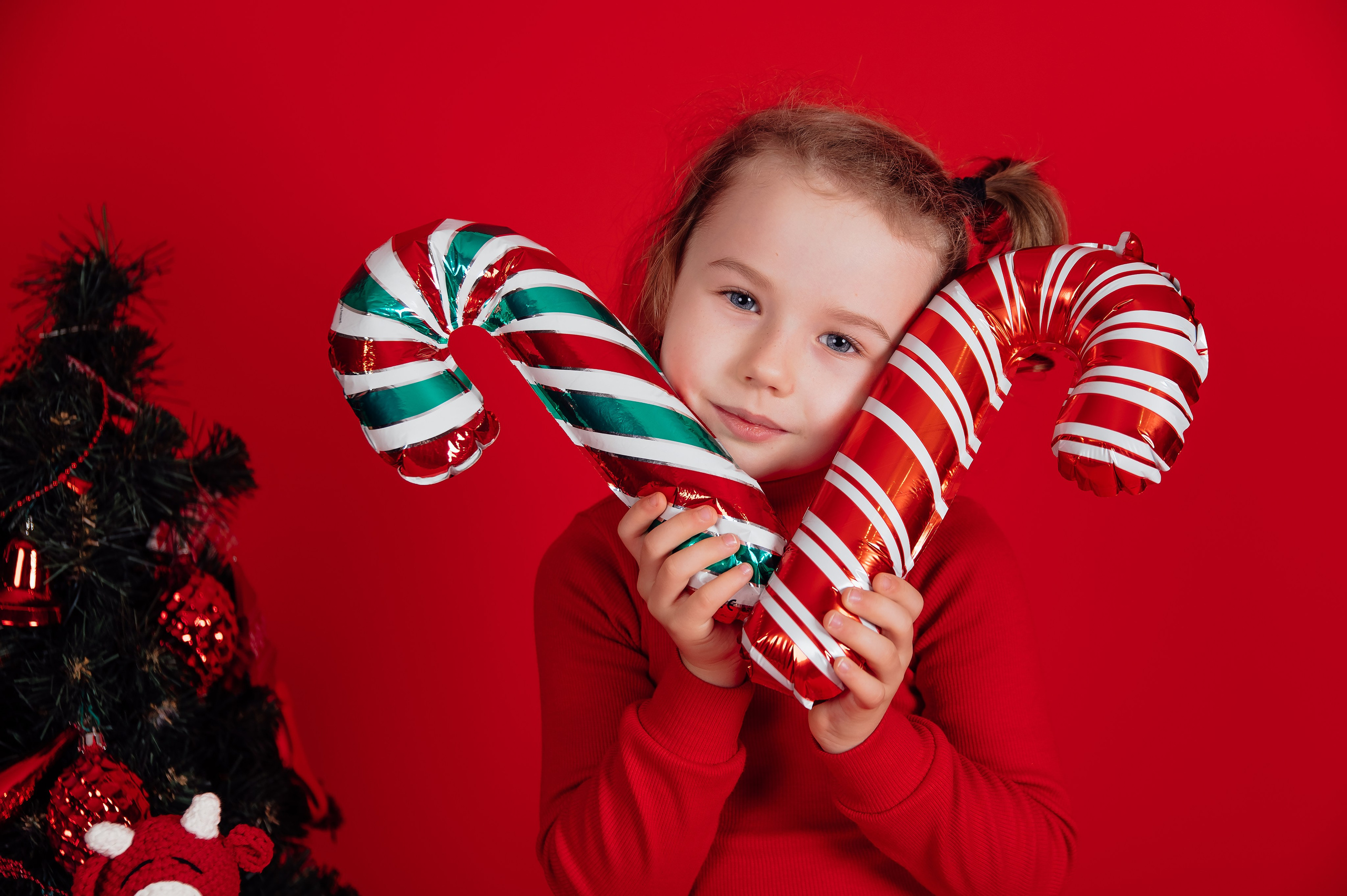 КРАСНЫЙ НОВЫЙ ГОД. Детский и семейный фотограф Катерина Мишина