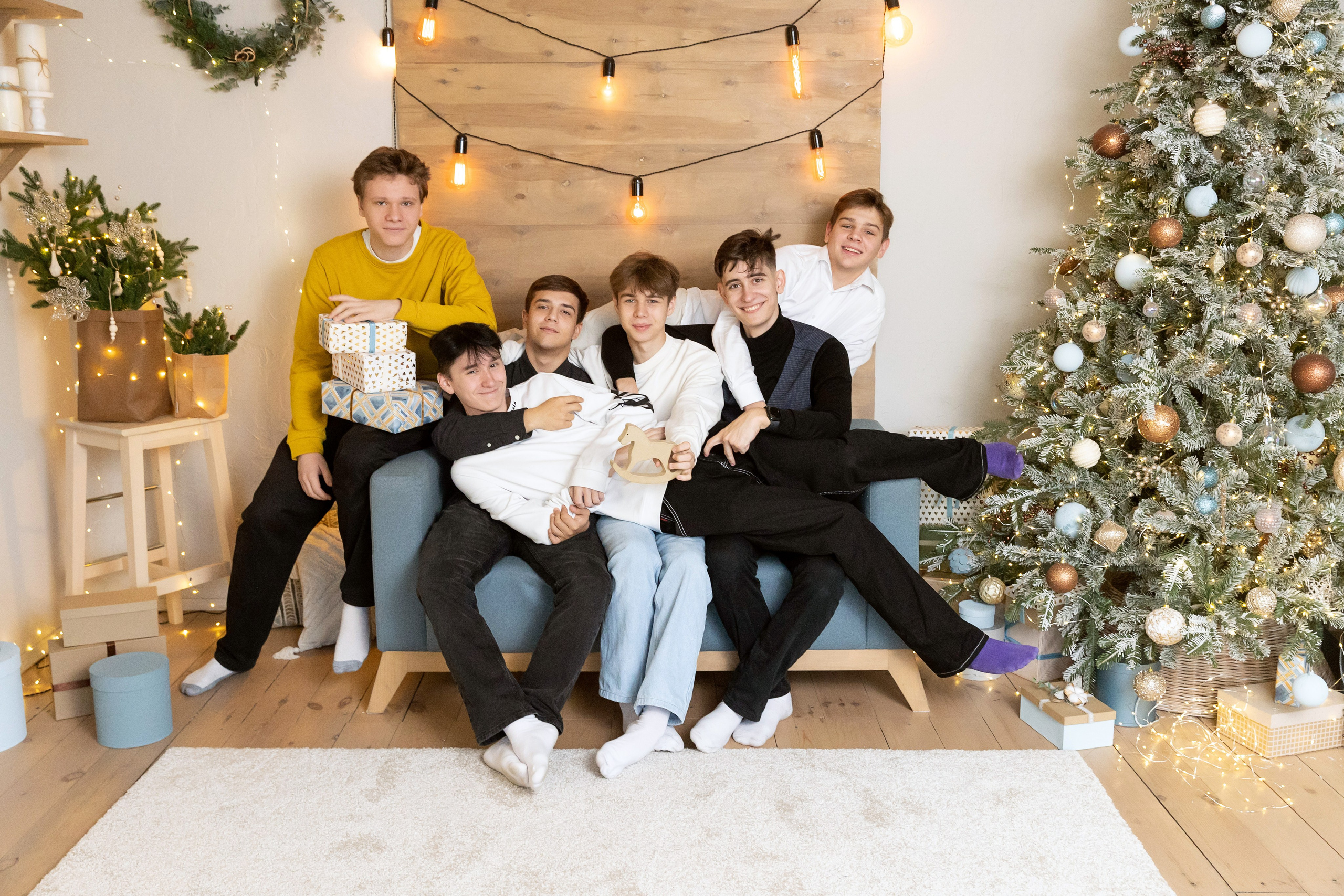 Новогодняя фотосессия 11Б. Семейный, детский, школьный фотограф в Благовещенске Яна Белоусова