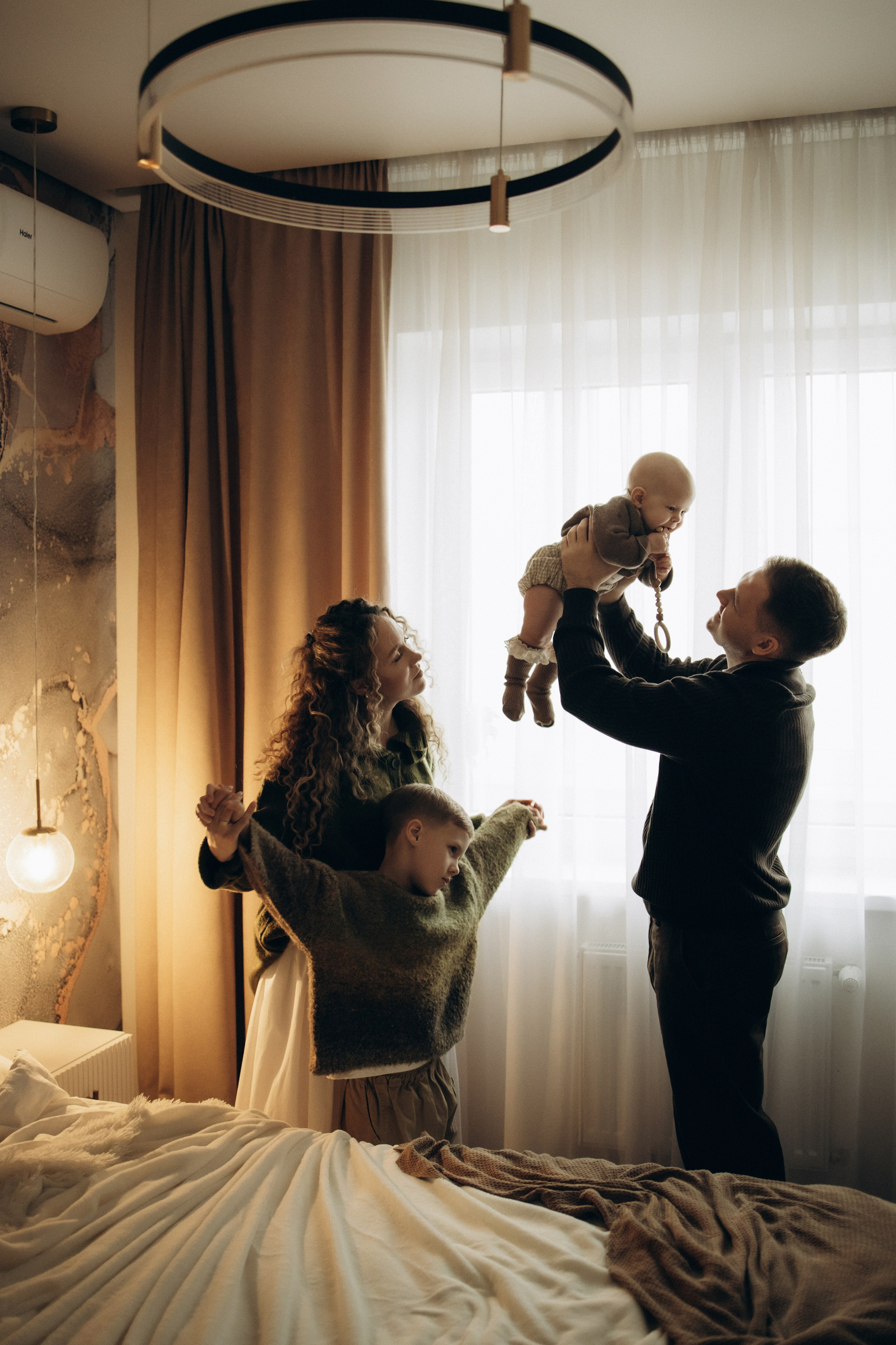 Домашняя съемка Света, Коля, Максим и Варя. Семейный фотограф в Ростове-на-Дону Мария Ожогина