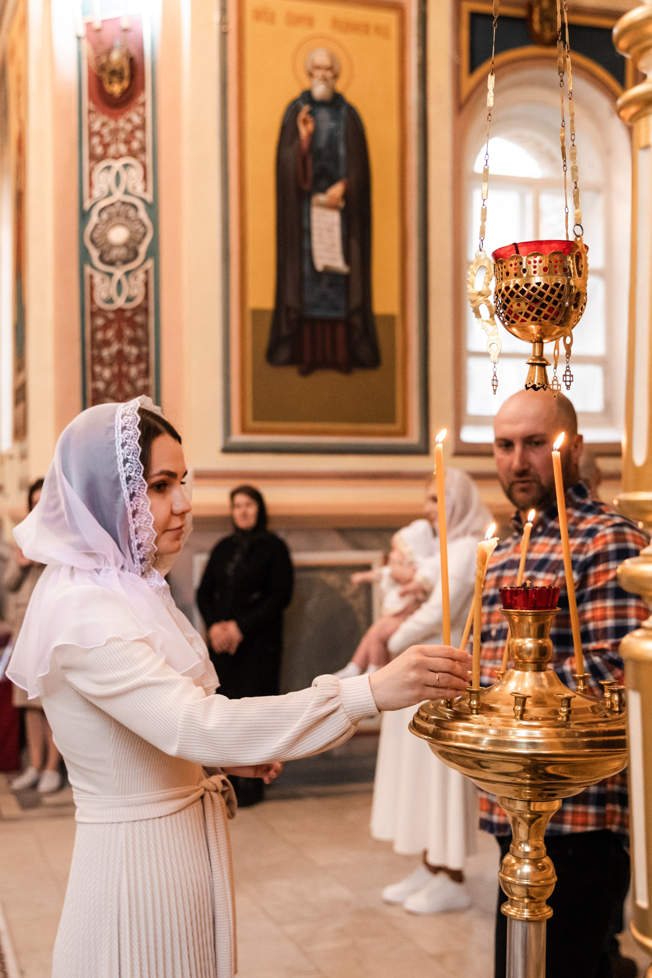 Крещение Андрея. Семейный фотограф документалист в Пензе Лопатинская Татья