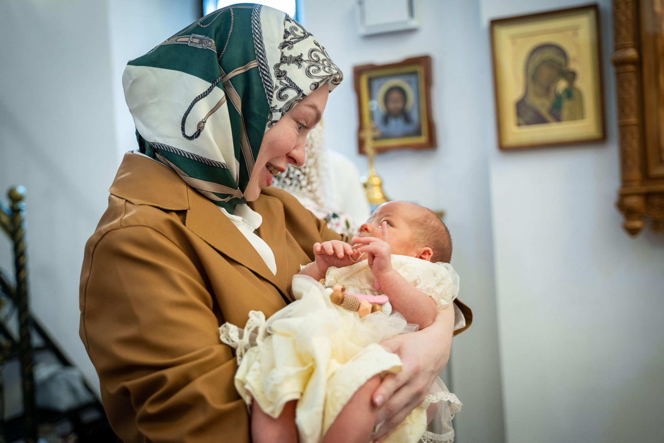 Крещение Александры. Фотограф Мария Орлова