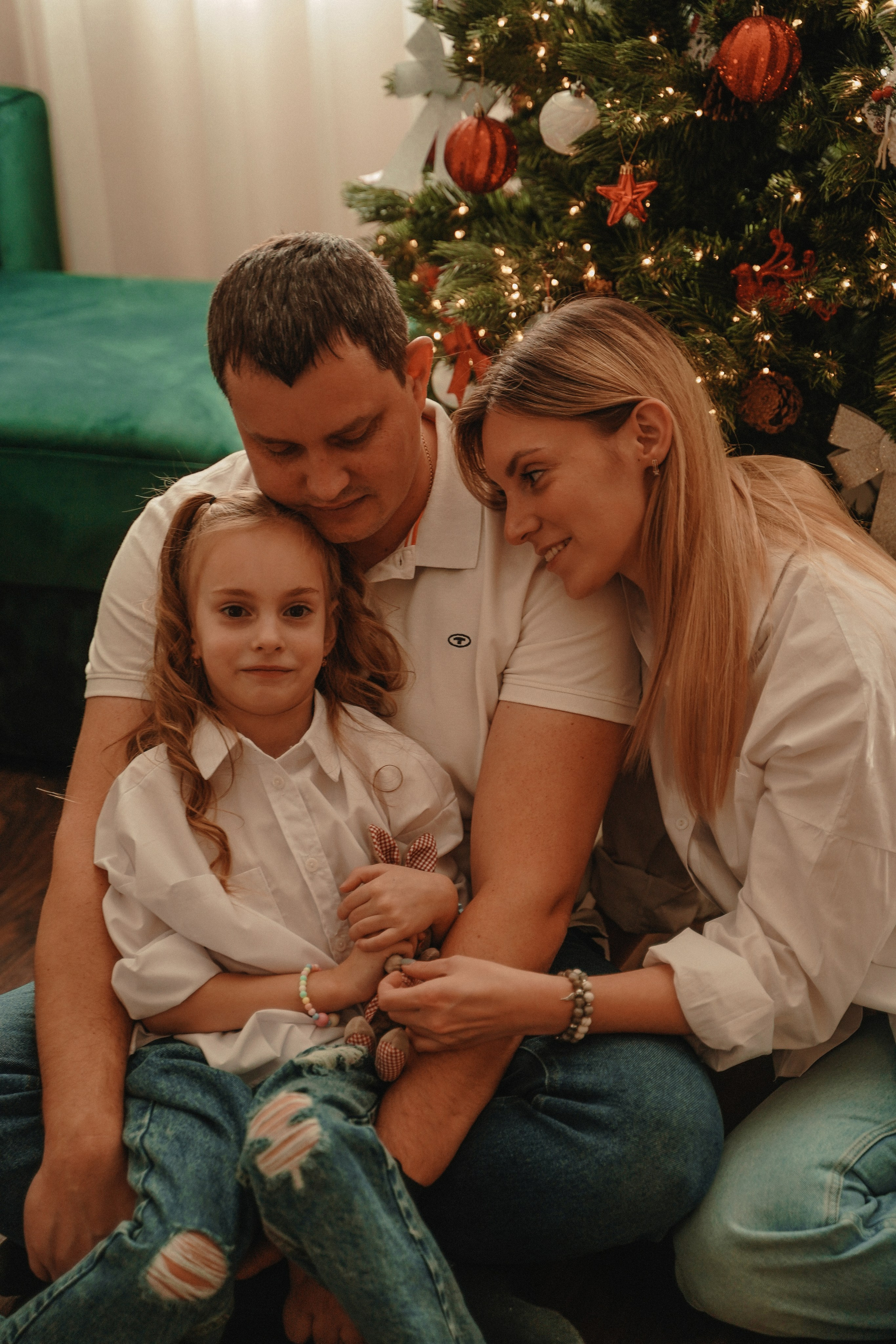 Домашняя Новогодняя фотосессия. Семейный и женский фотограф в Краснодаре Анастасия Приймак