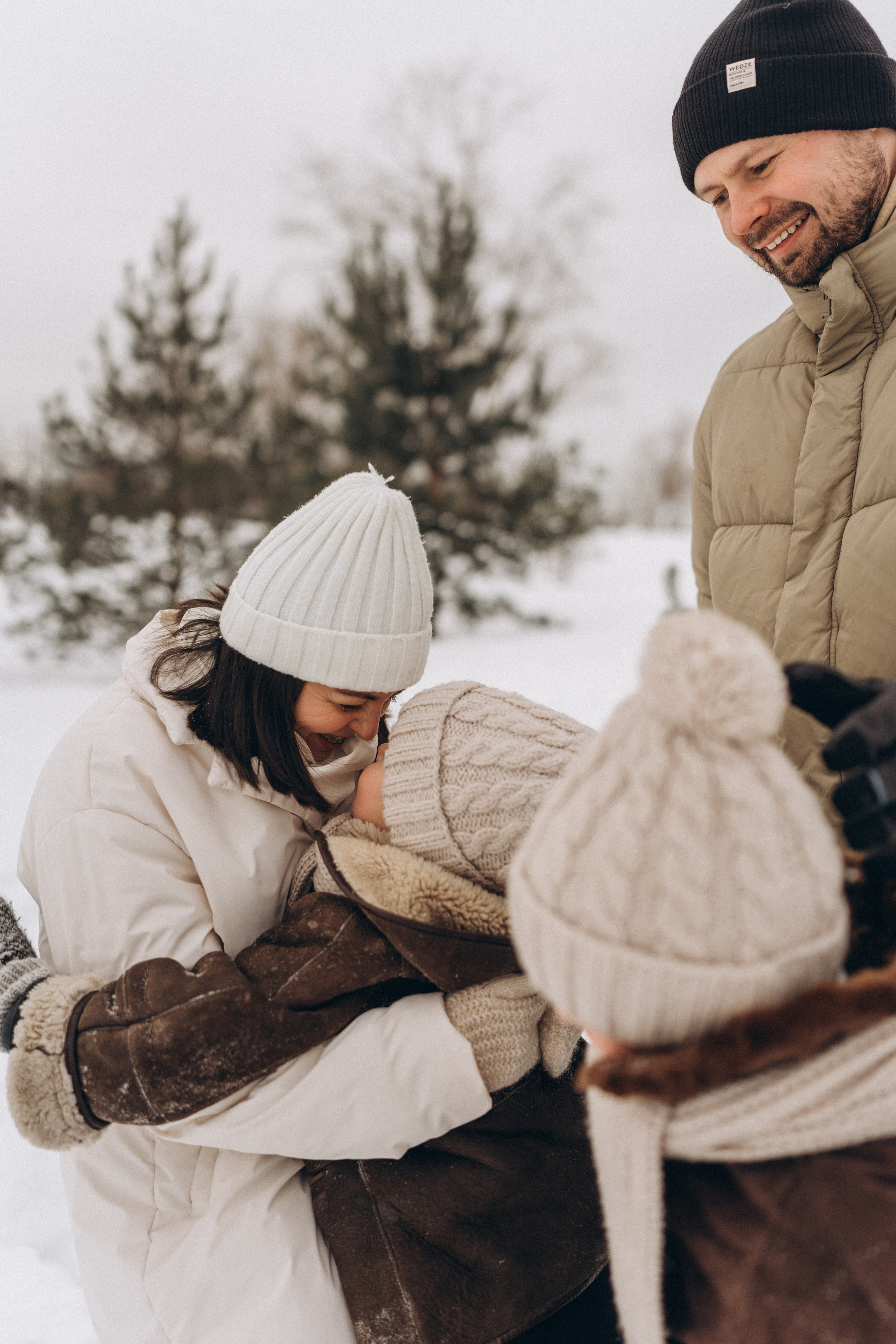 Зимняя семейная фотосессия. Детский, семейный и ньюборн фотограф в Москве Юлия Шуарт