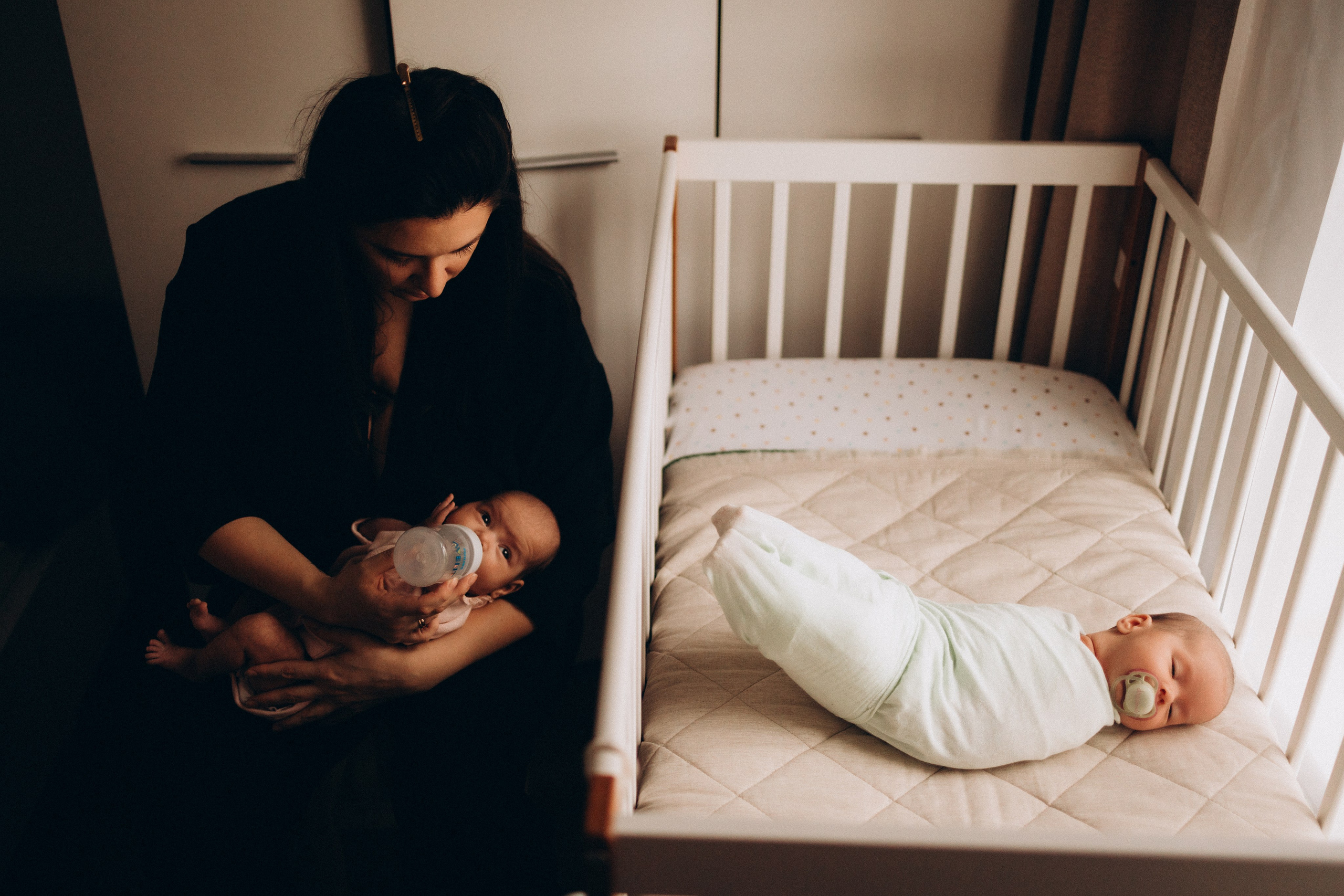 Маша и Варя 2 месяца. Евгения Пелипас