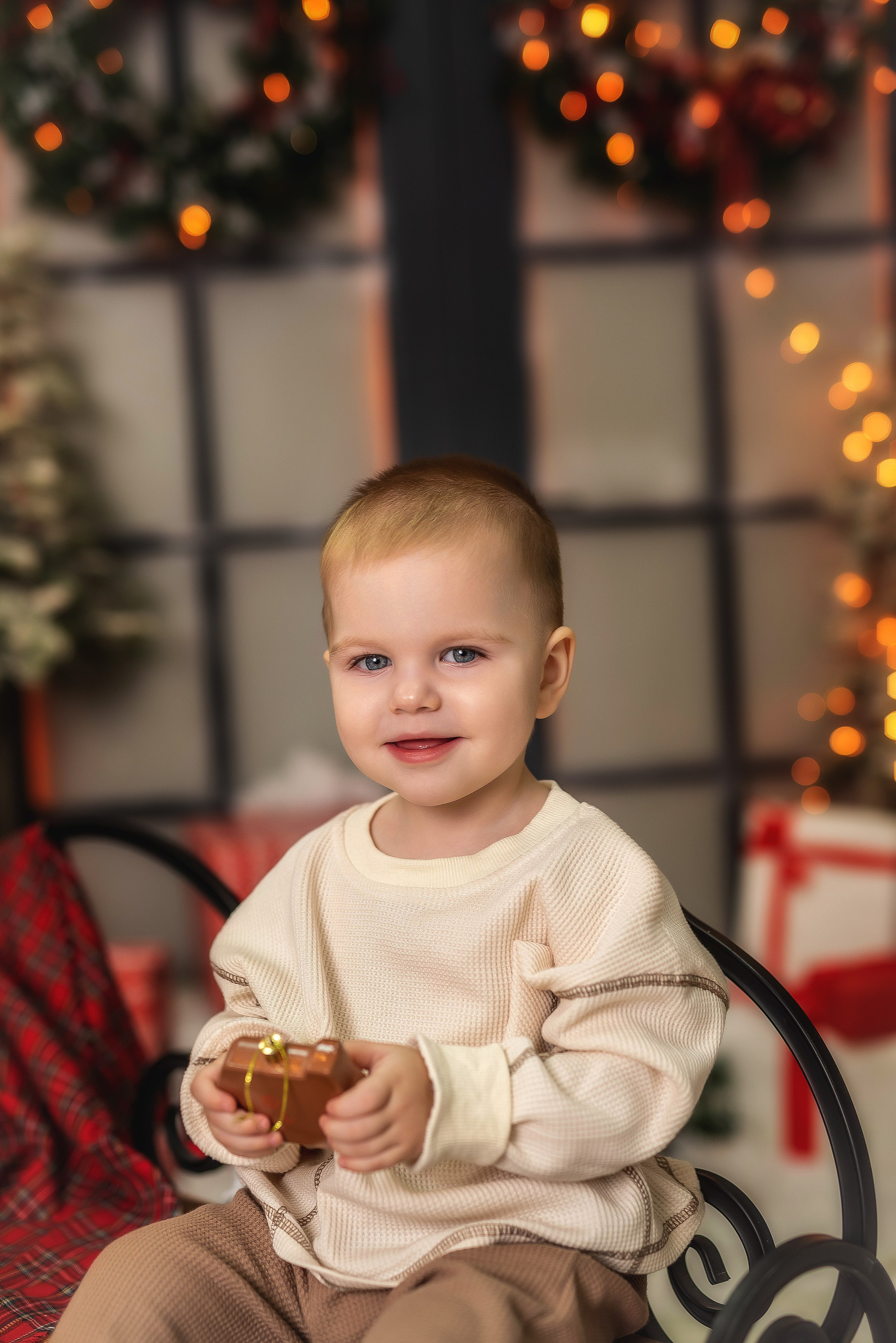 Новогодняя студийная фотосессия. Семейный, детский фотограф в Воронеже Анна Никитина