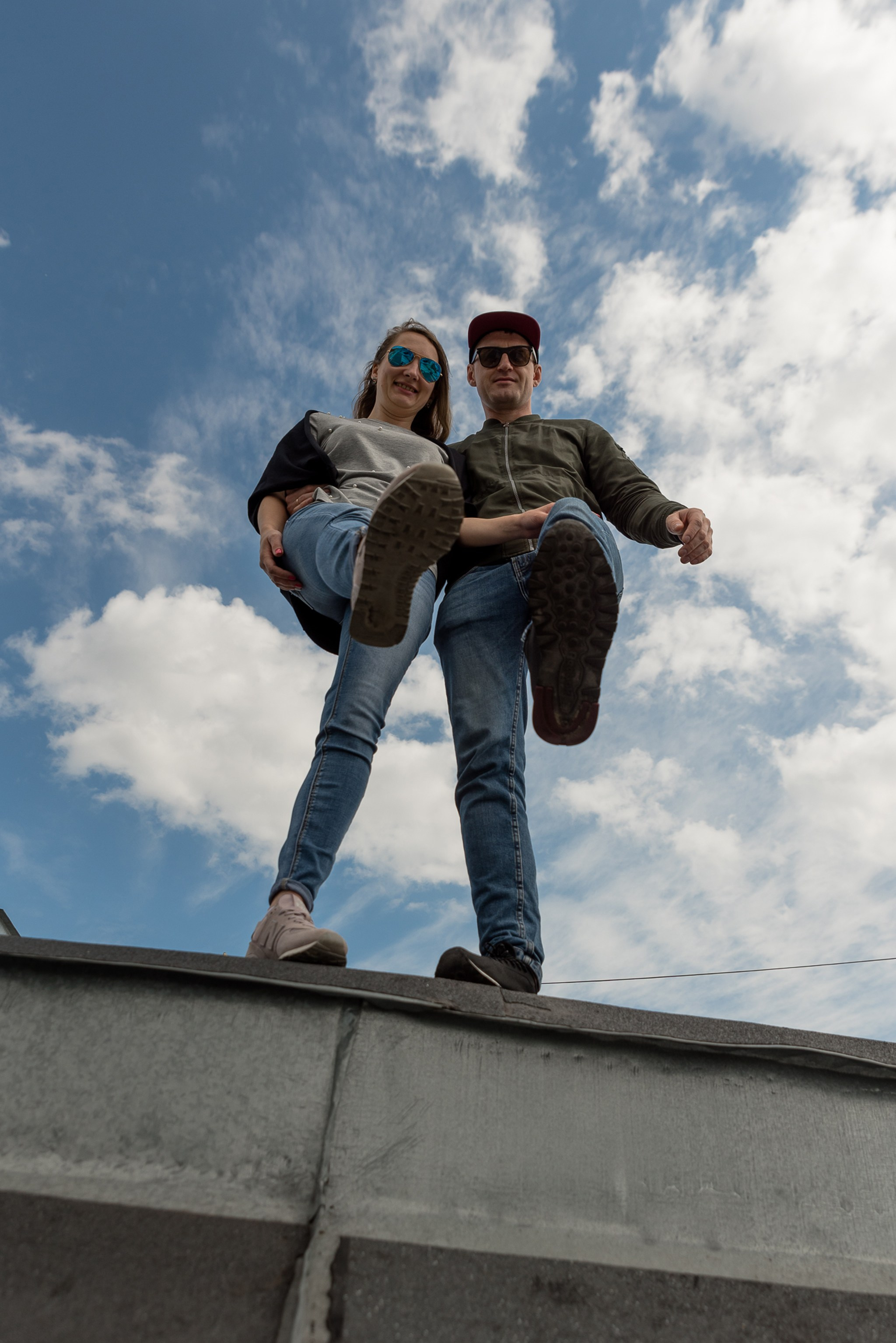 Крыша у Исаакиевского собора. Свадебный и семейный фотограф из Санкт-Петербурга Климов Анатолий