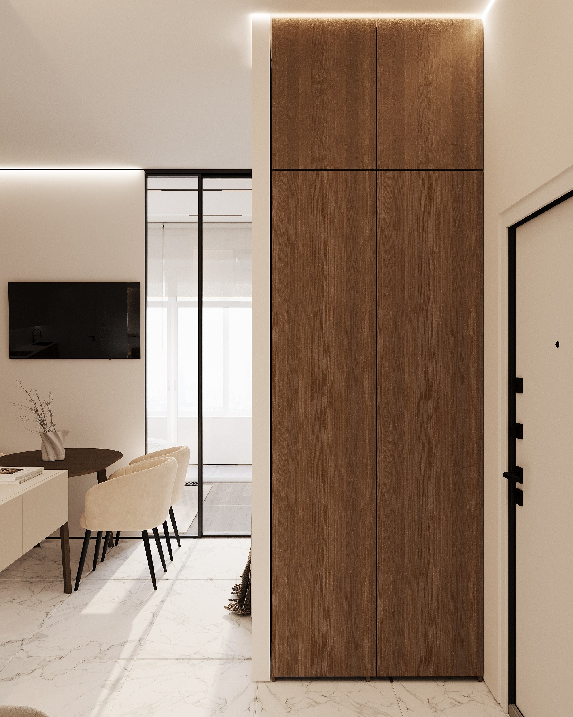 ЖК «Символ» / Москва / 36 кв. м. Ксения Барабаш дизайнер интерьера в Санкт-Петербурге