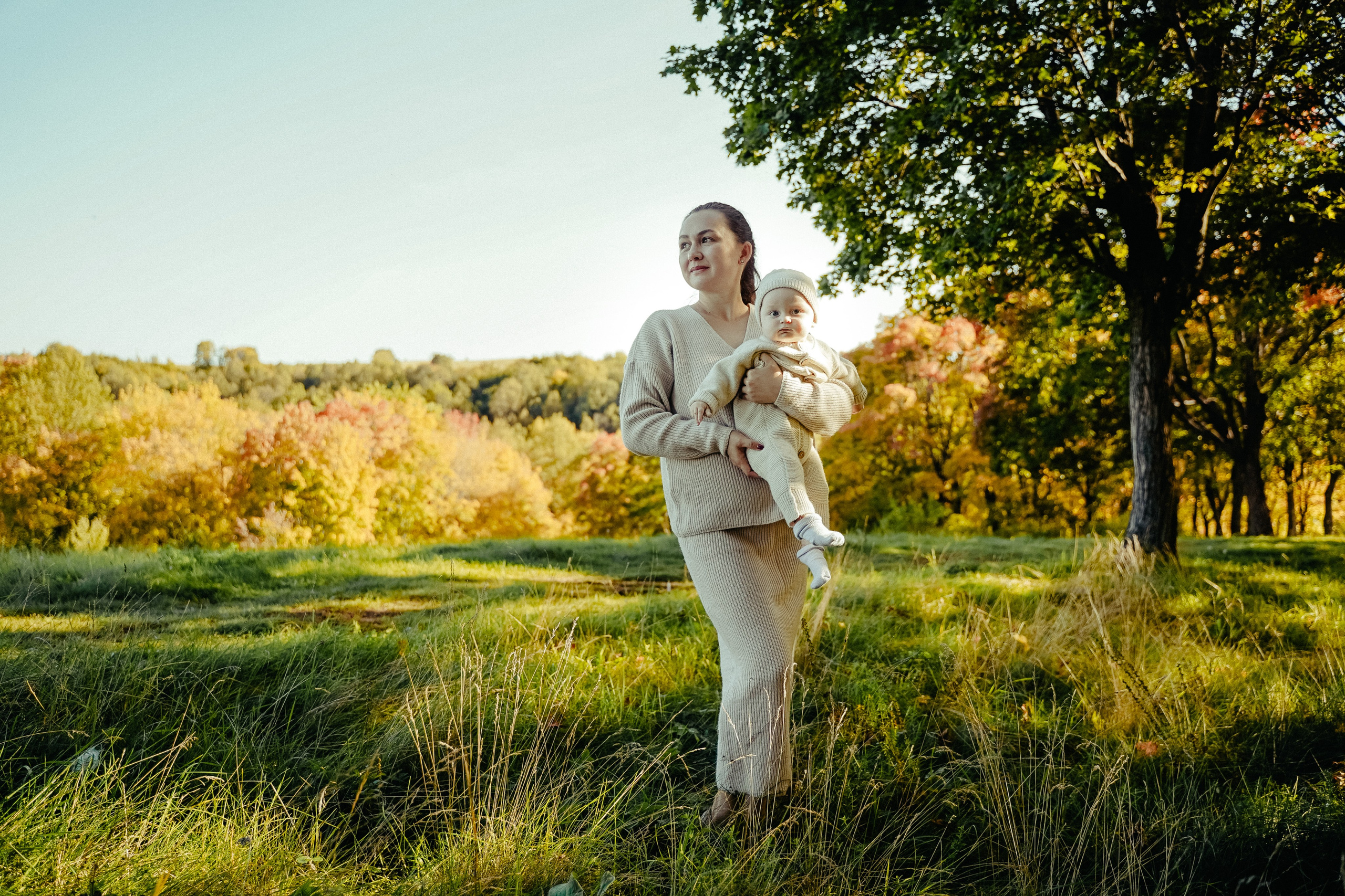 Семейная съемка осенью