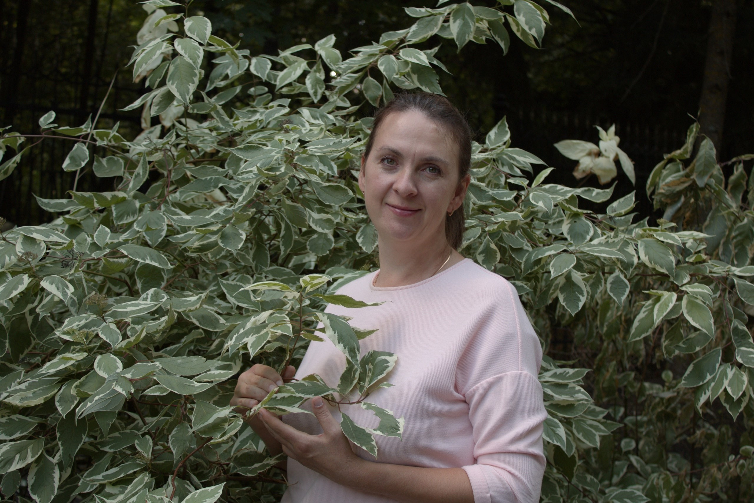 красивая девушка в парке