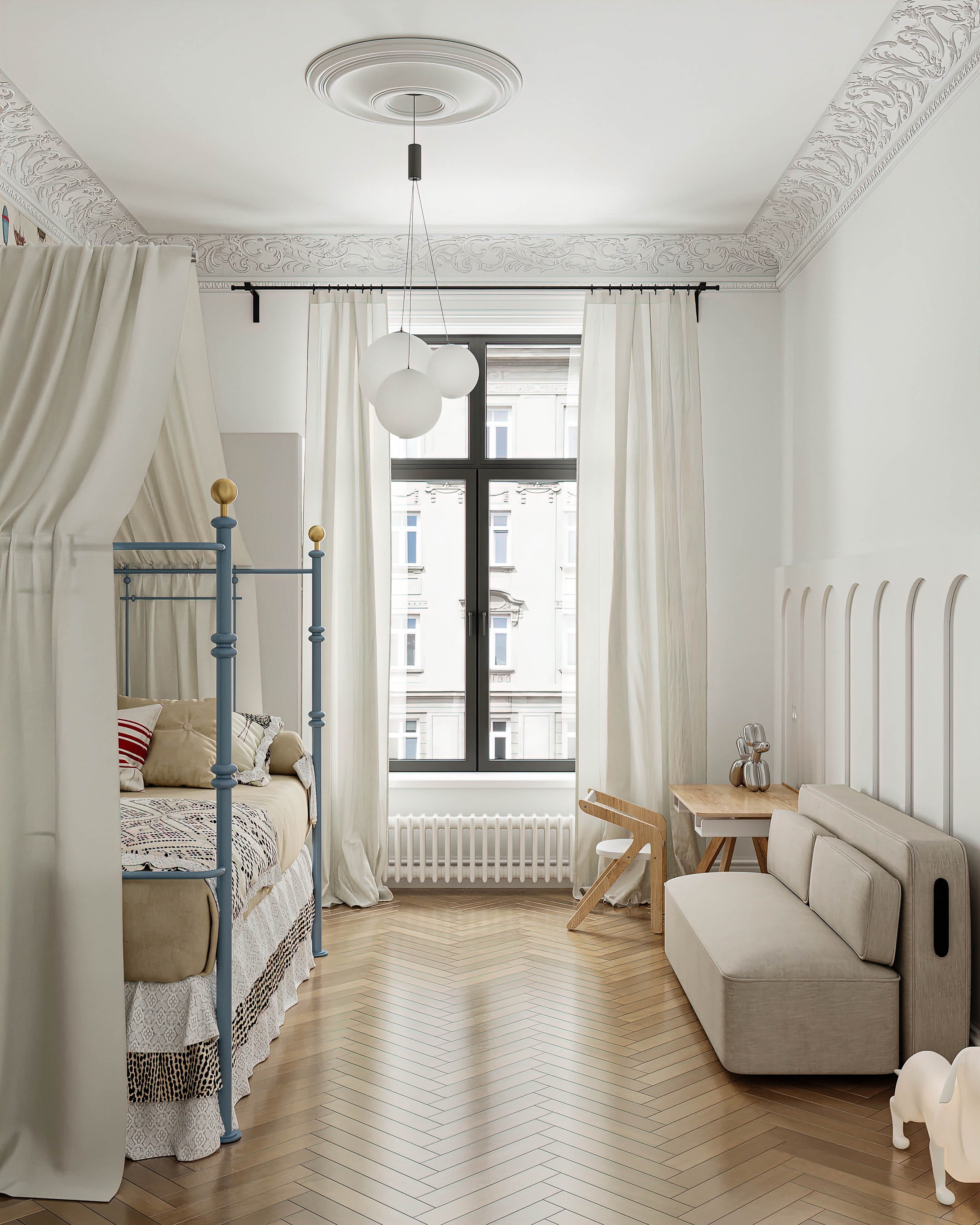 Проект квартиры в старом фонде 160 м²/ Дизайнер: Кристина Саакян. Студия интерьерной визуализации tmshkn.vis