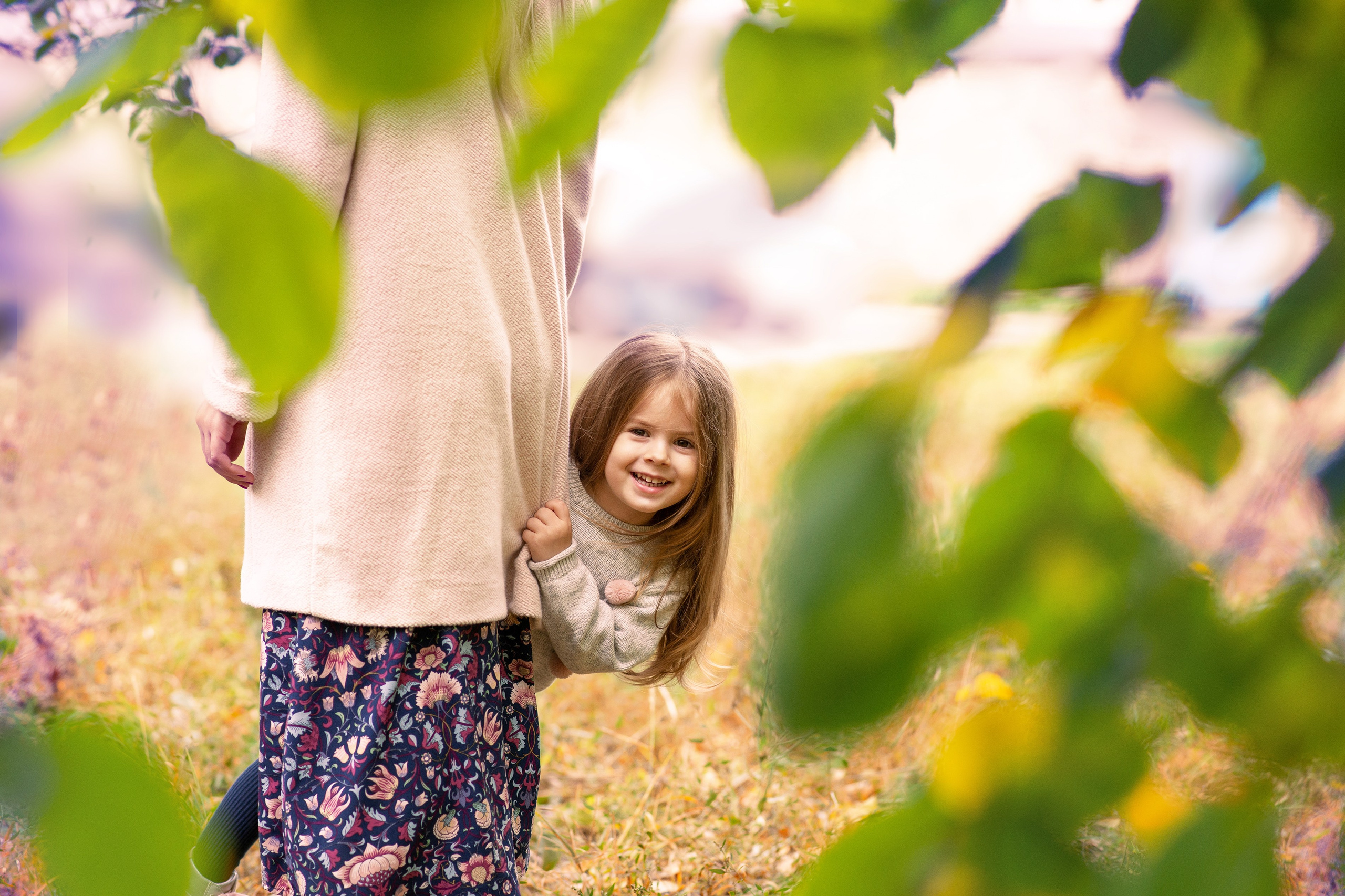 Летняя фотосессия на природе, в лесу, на улице. Семейная с детьми