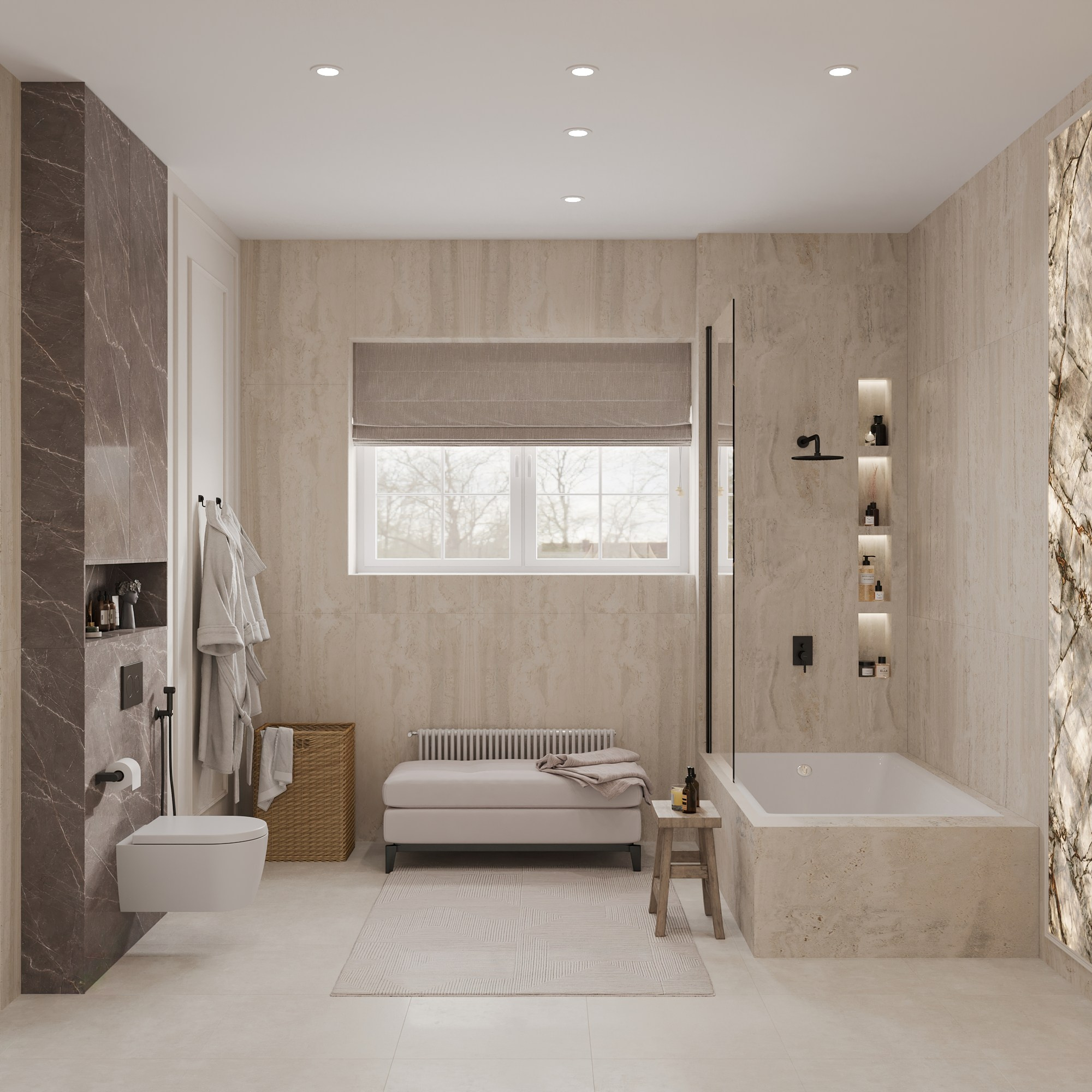 Второй этаж 2-х этажного дома. Интерьерный 3Д Визуализатор Маргарита Оберемко